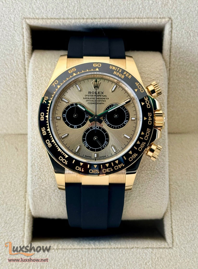 Rolex Daytona 40mm 126518LN Yellow Gold Champagne Dial