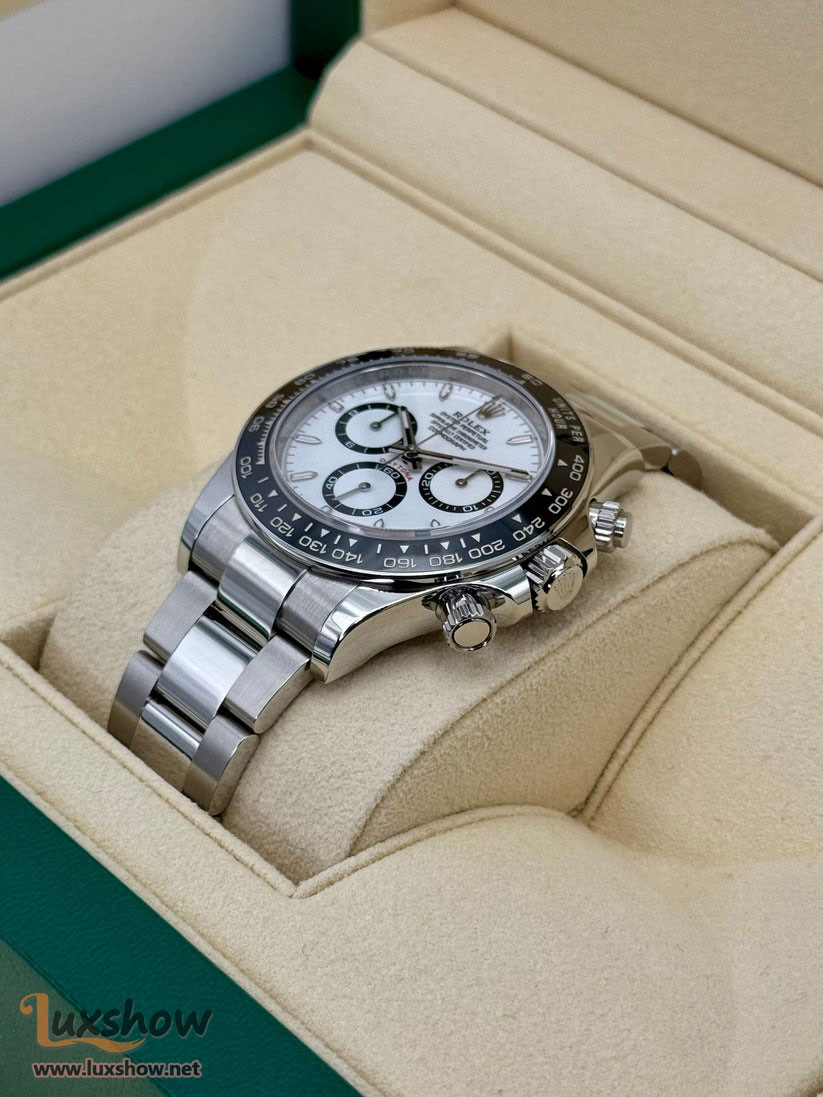Rolex Cosmograph Daytona 40mm 126500LN / 126500 Oystersteel White Panda Dial with Oyster Bracelet