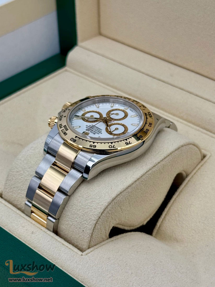 Rolex Cosmograph Daytona 40mm 126503 Two-Tone Stainless Steel and 18K Yellow Gold Oyster Bracelet White Dial