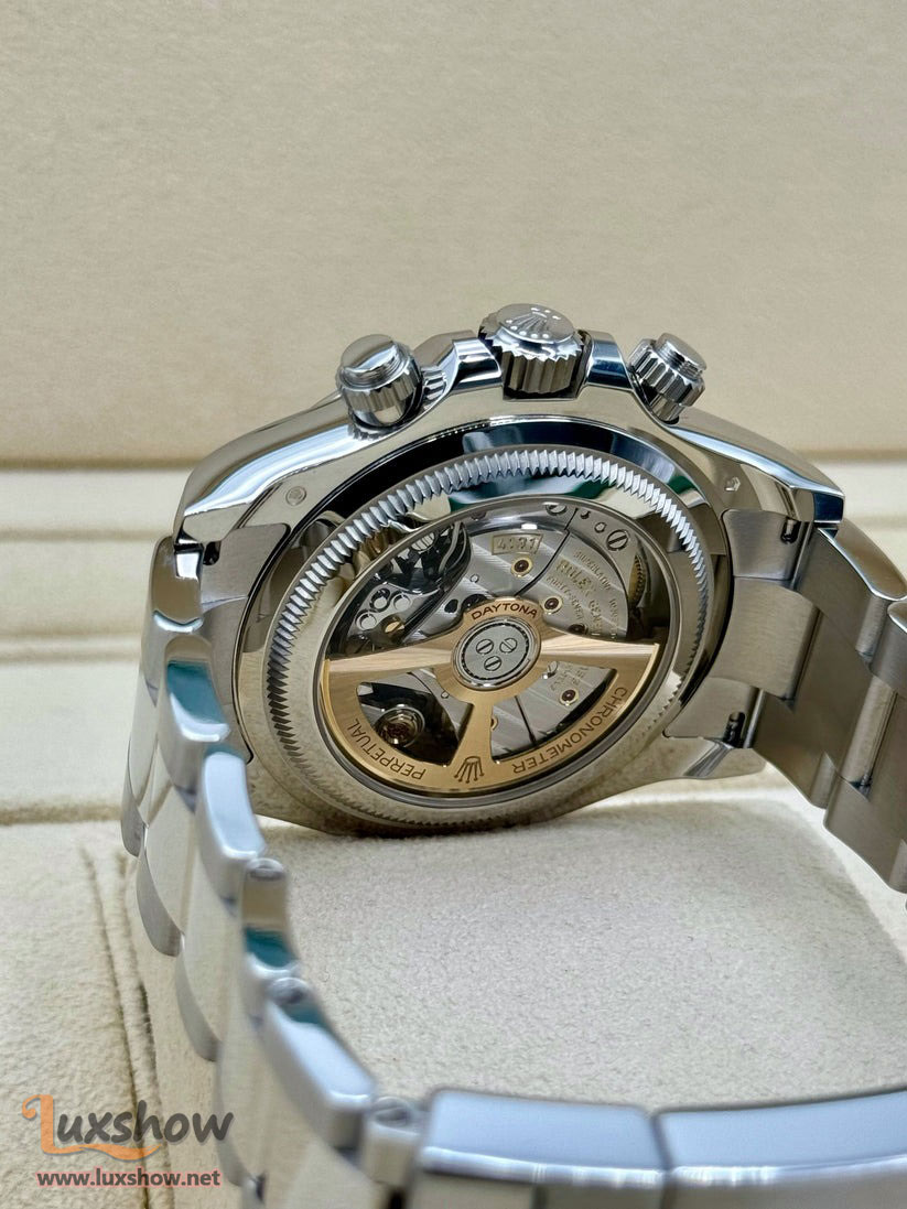 Rolex Cosmograph Daytona 40mm 126506 Platinum Ice-Blue Diamond Baguette Dial Oyster Bracelet