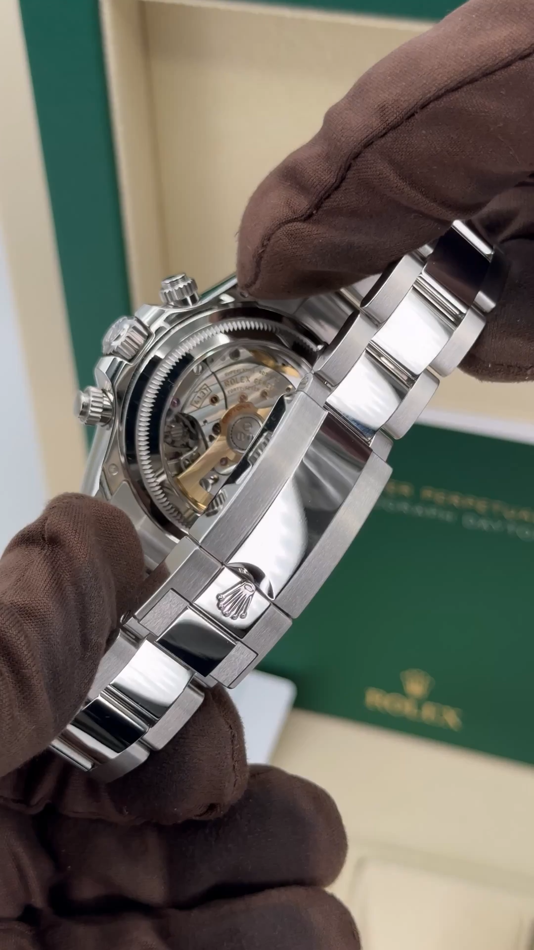 Rolex Cosmograph Daytona 40mm 126506 Platinum Ice-Blue Diamond Baguette Dial Oyster Bracelet