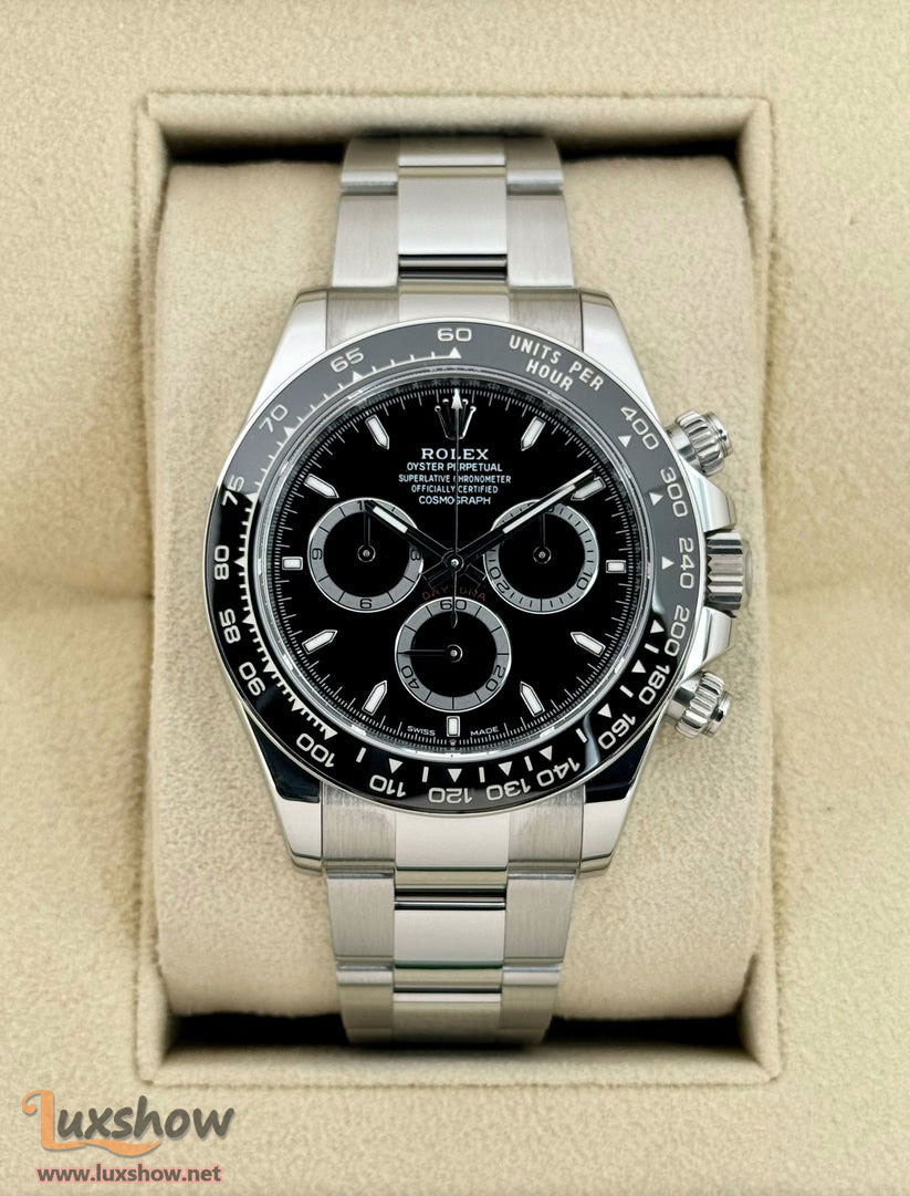 Rolex Daytona 40mm 126500LN Stainless Steel Black Dial