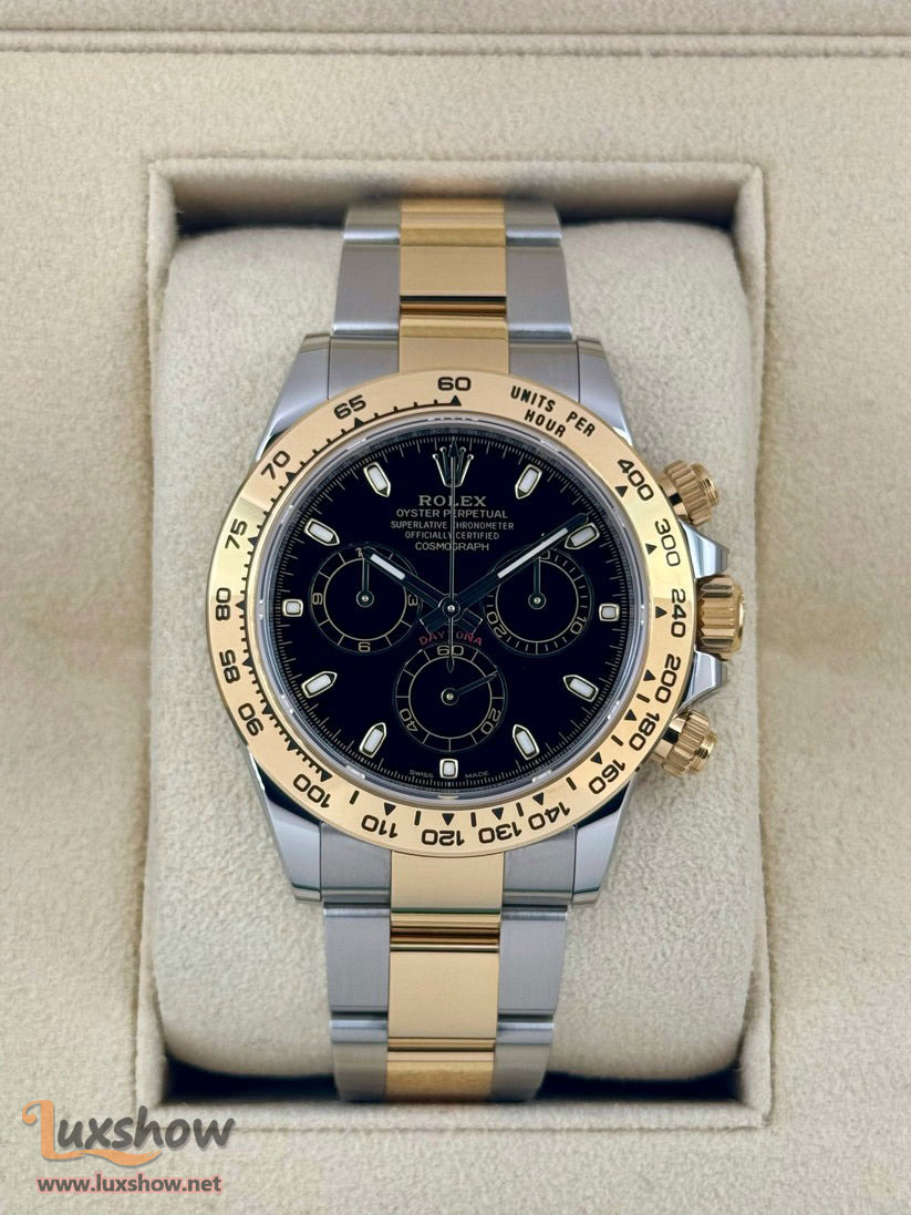 Rolex Cosmograph Daytona 40mm 116503 Oystersteel and Yellow Gold Bracelet Black Dial