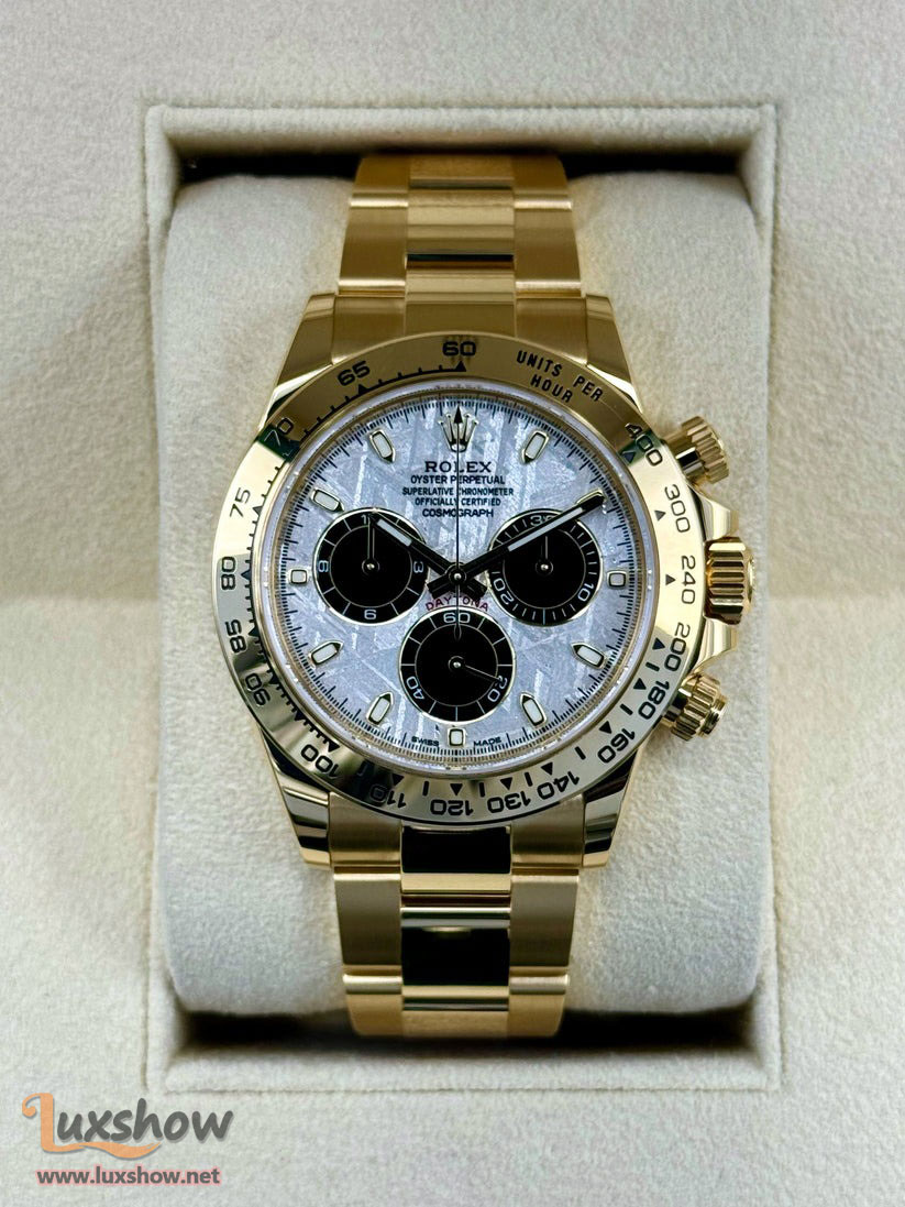 Rolex Daytona 40mm 116508 Yellow Gold Meteorite Dial