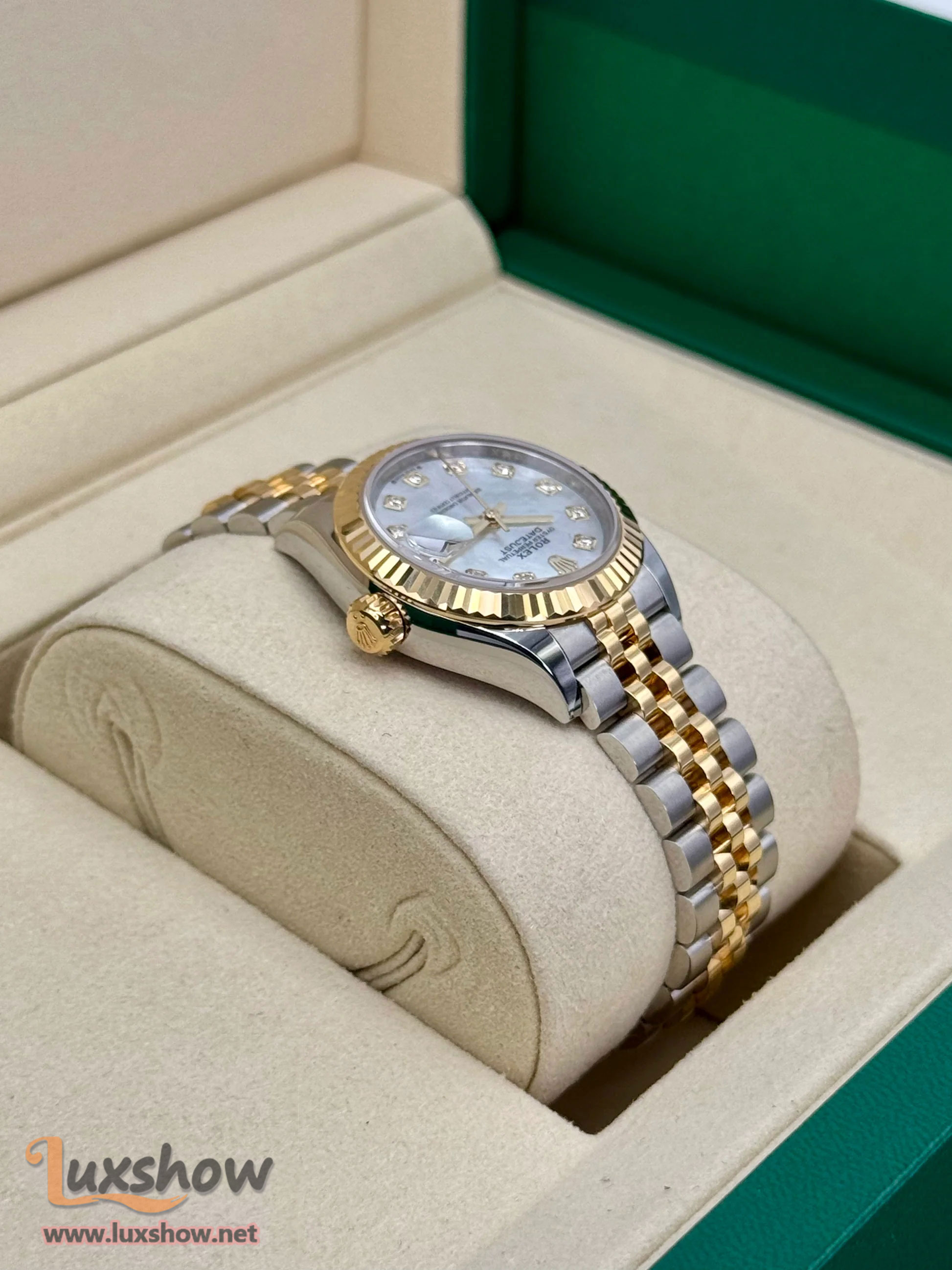 Rolex Lady Datejust 28mm 279173 Jubilee MOP Diamond Dial