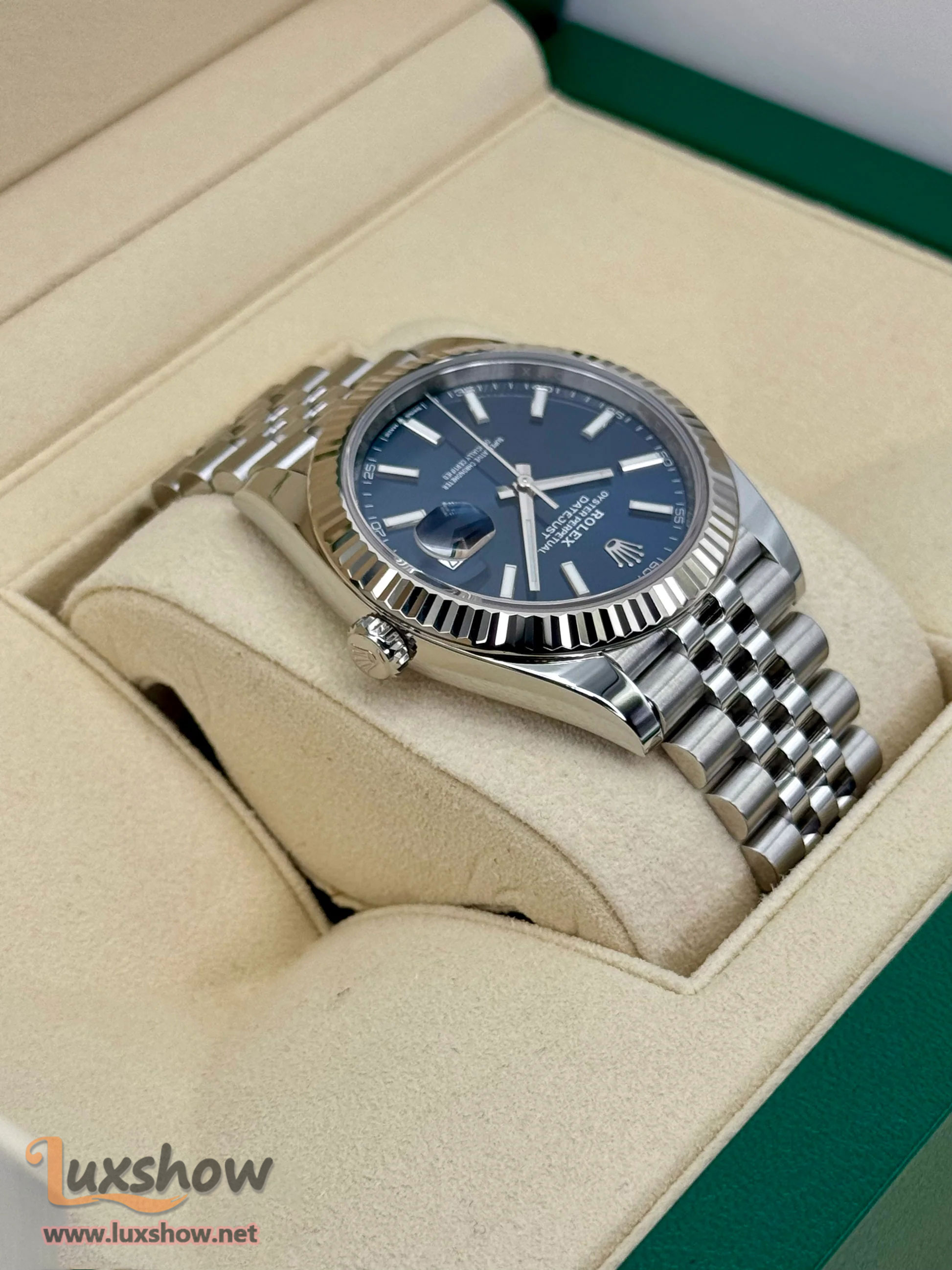 Rolex Datejust 41mm 126334 Stainless Steel Jubilee Blue Dial