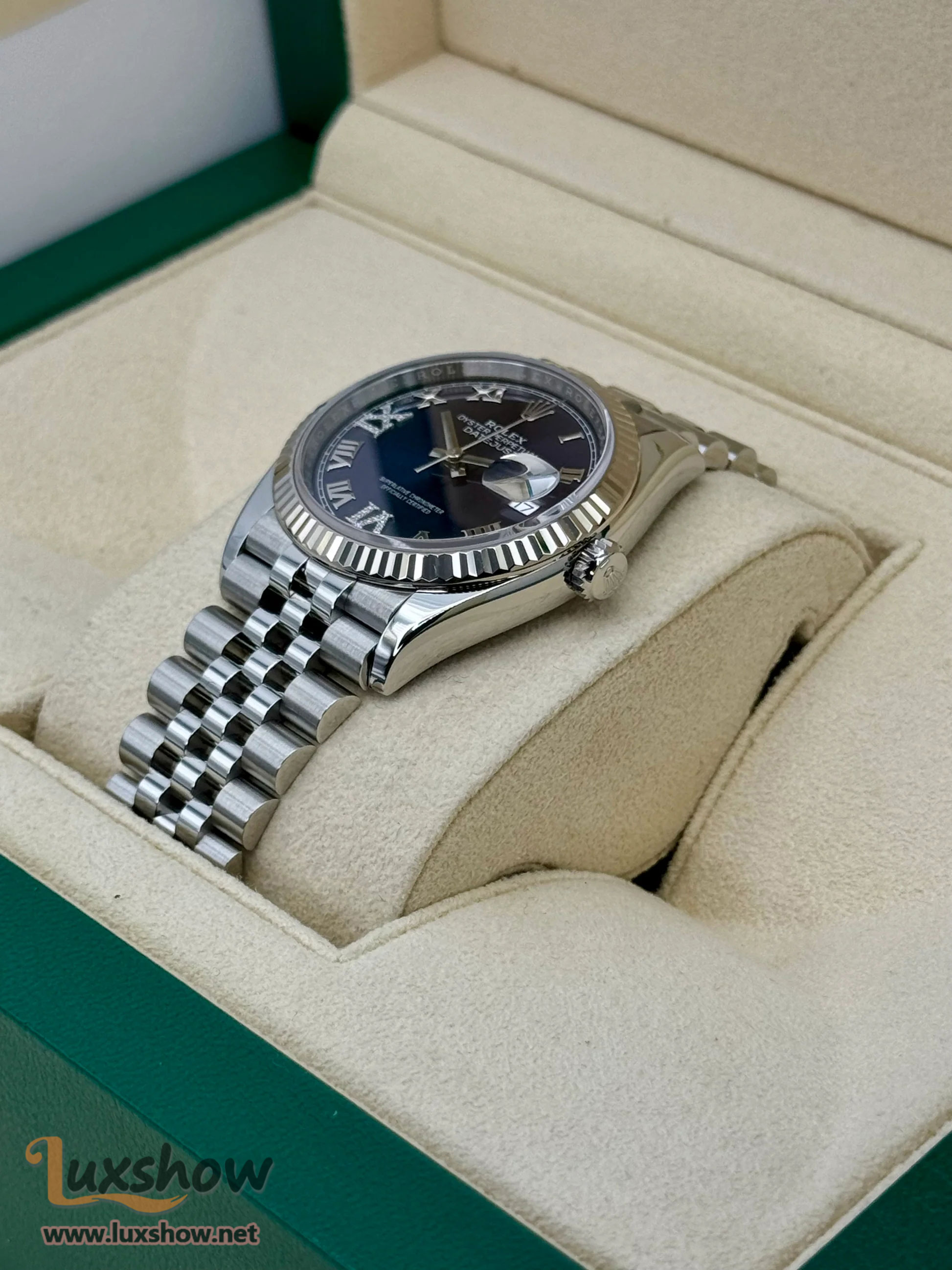 Rolex Datejust 36mm 126234 Stainless Steel Jubilee Purple Dial