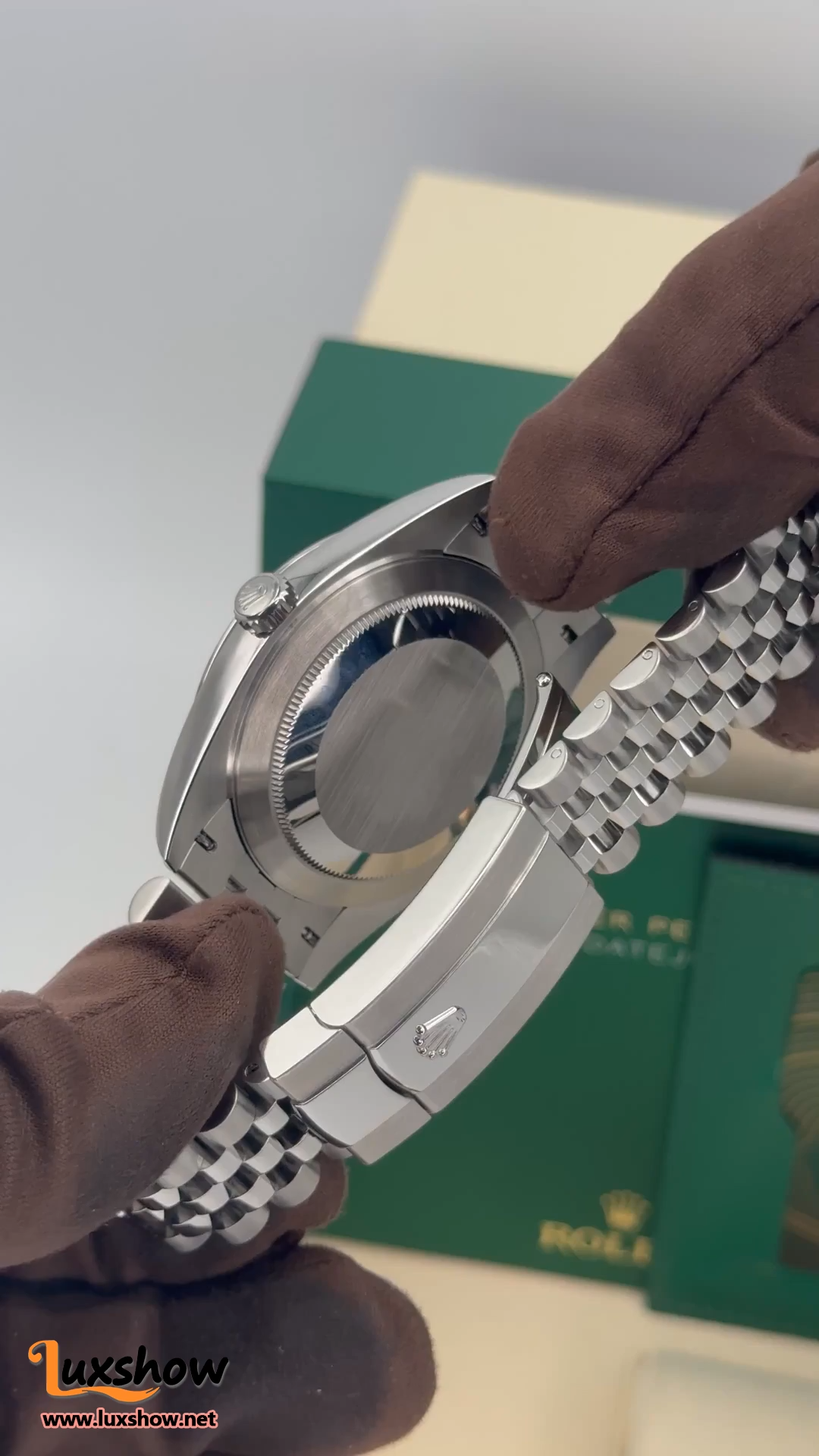 Rolex Datejust 41mm 126300 Stainless Steel Jubilee Green Dial