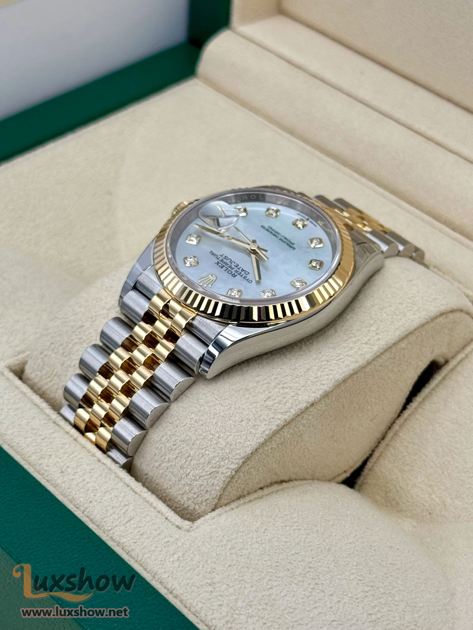 Rolex Datejust 36mm 126233 Mother of Pearl Diamond Dial
