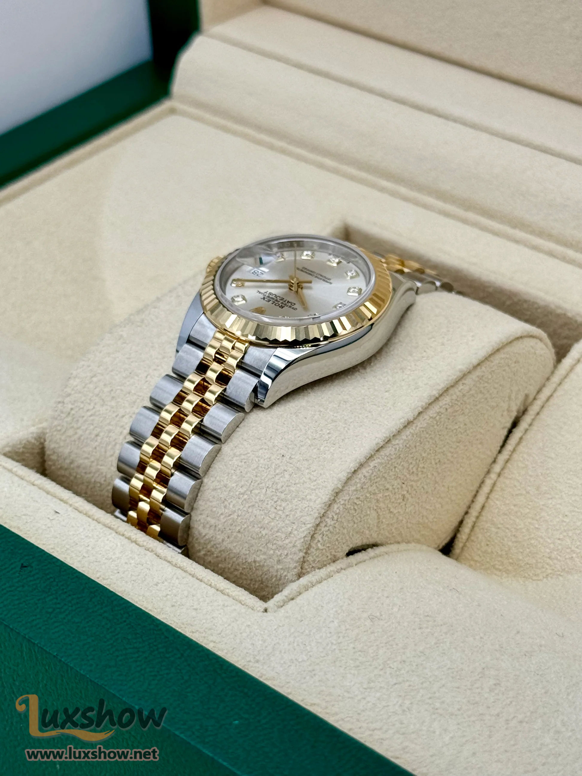 Rolex Lady Datejust 28mm 279173 Jubilee Silver Diamond Dial