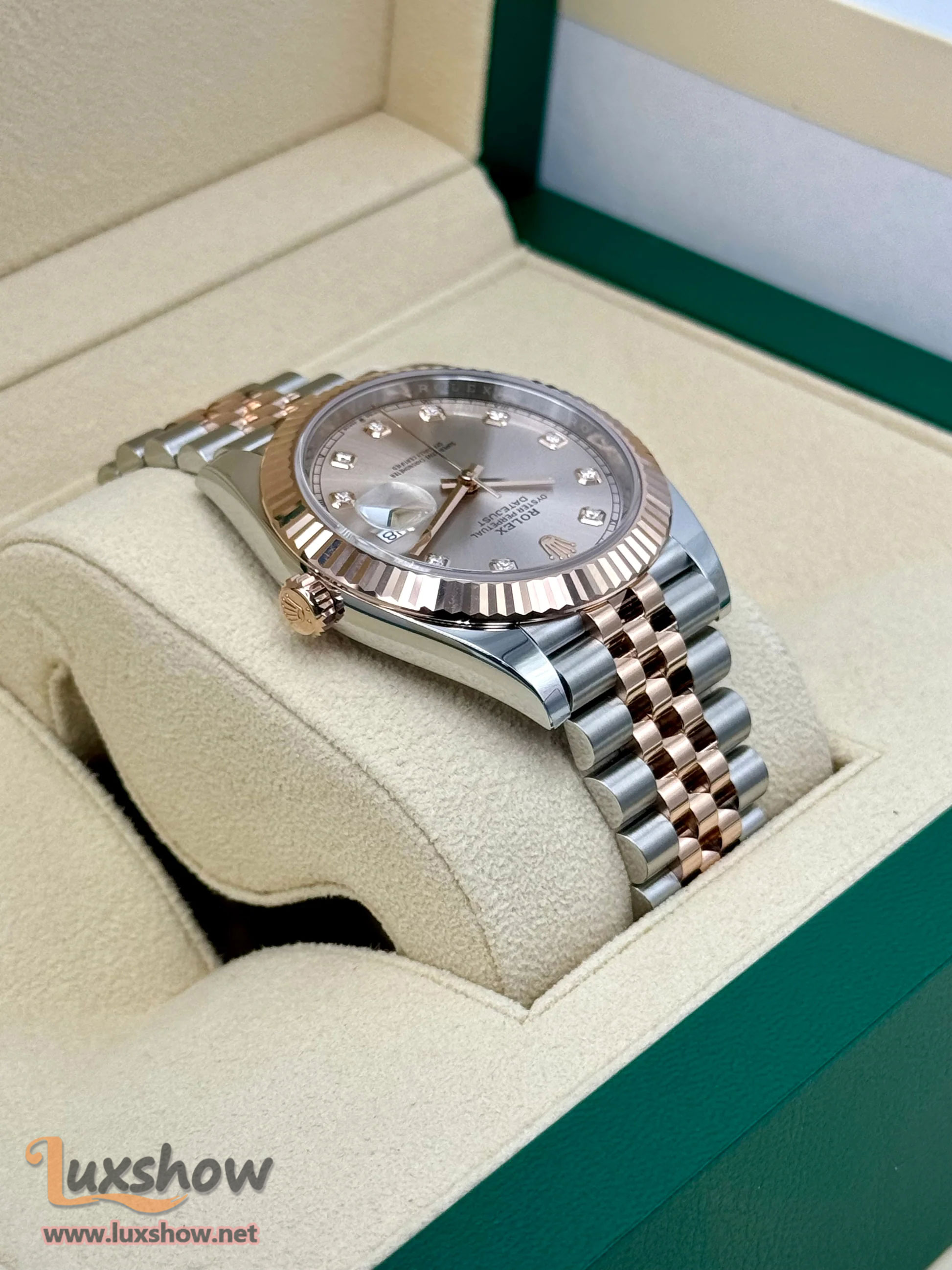 Rolex Datejust 41mm 126331 Two-Tone Jubilee Sundust Diamond Dial