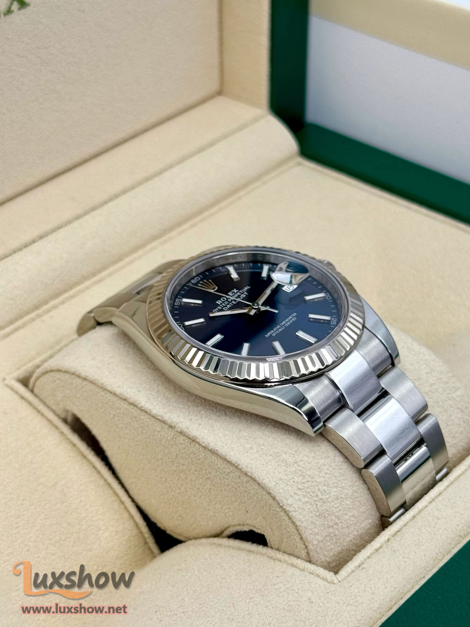 Rolex Datejust 41mm 126334 Stainless Steel Oyster Blue Dial