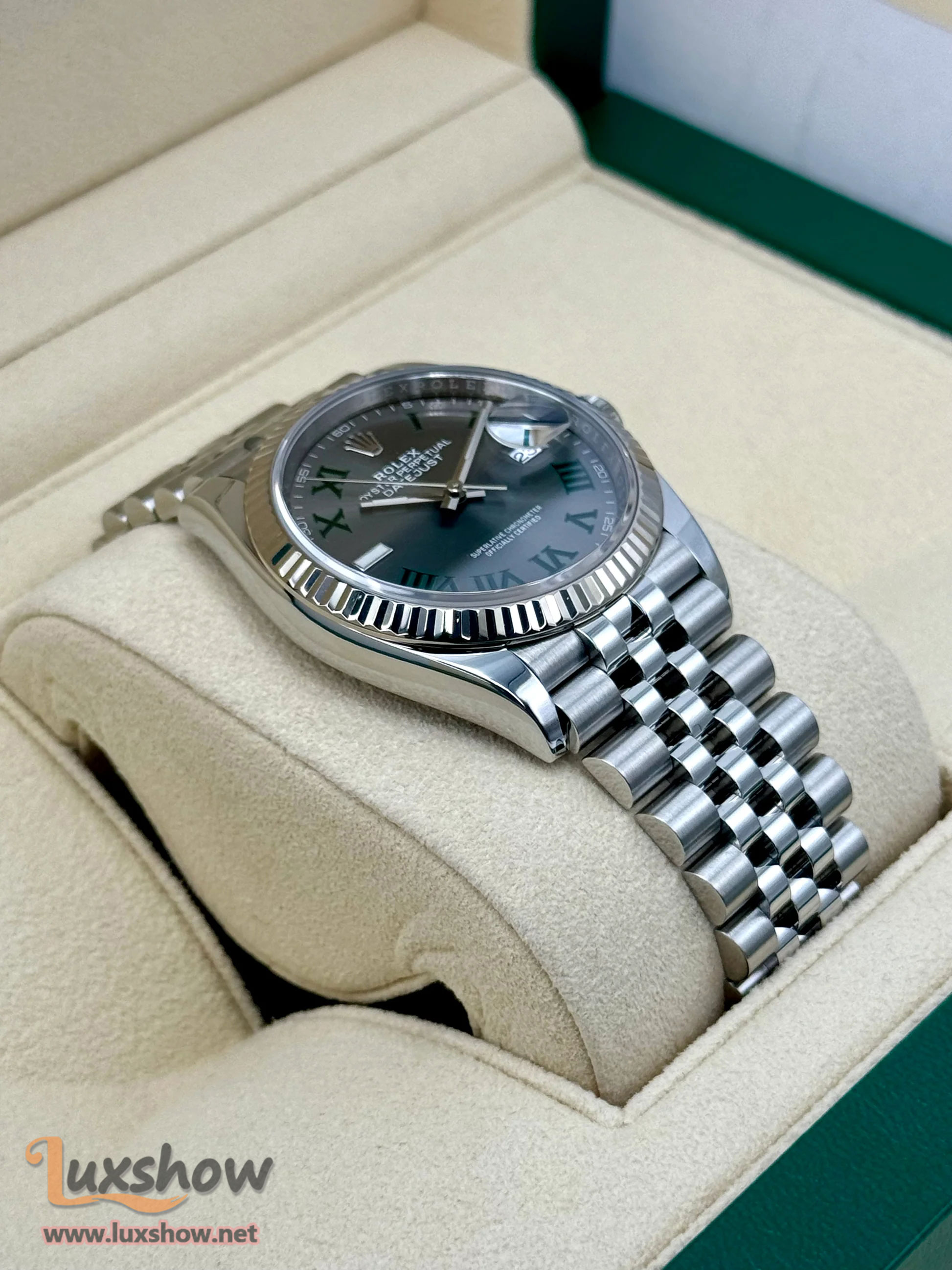 Rolex Datejust 36mm 126234 Jubilee Wimbledon Dial