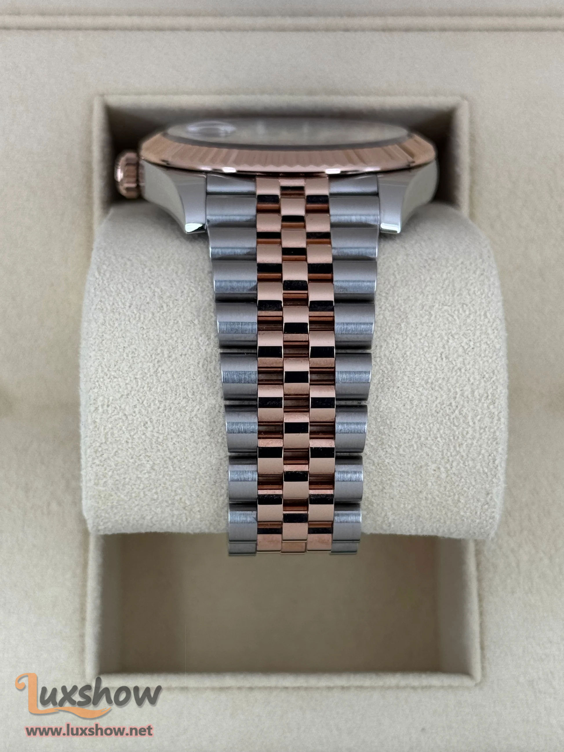 Rolex Datejust 41mm 126331 Two-Tone Rose Gold Chocolate Dial