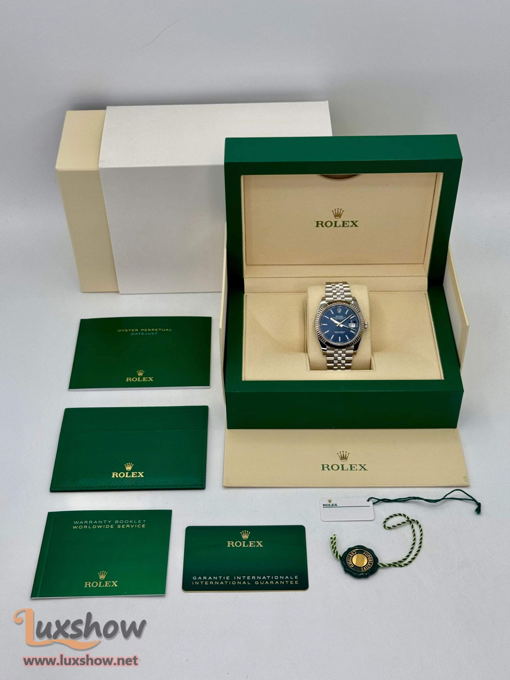 Rolex Datejust 41mm 126334 Stainless Steel Jubilee Blue Dial