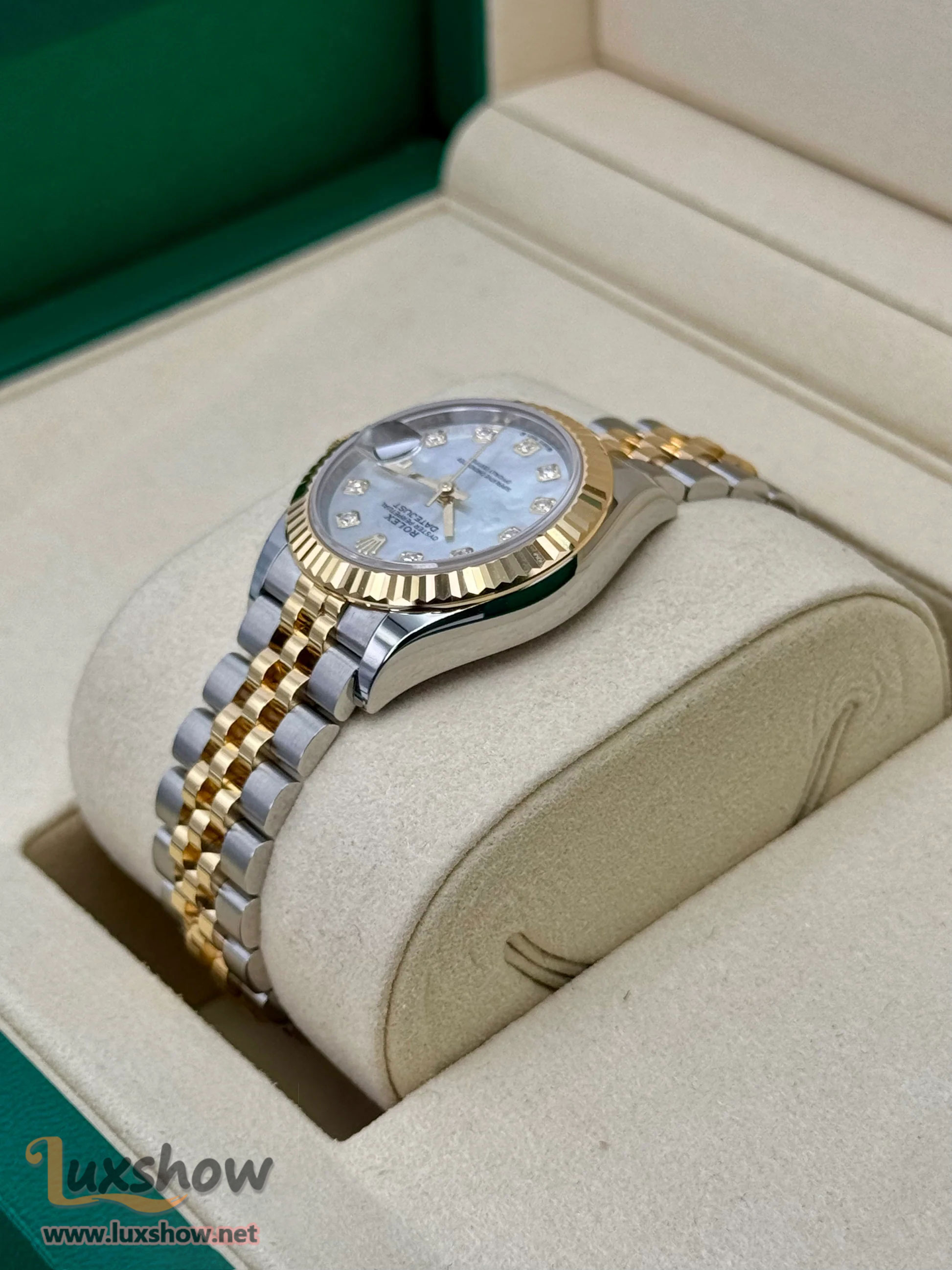 Rolex Lady Datejust 28mm 279173 Jubilee MOP Diamond Dial