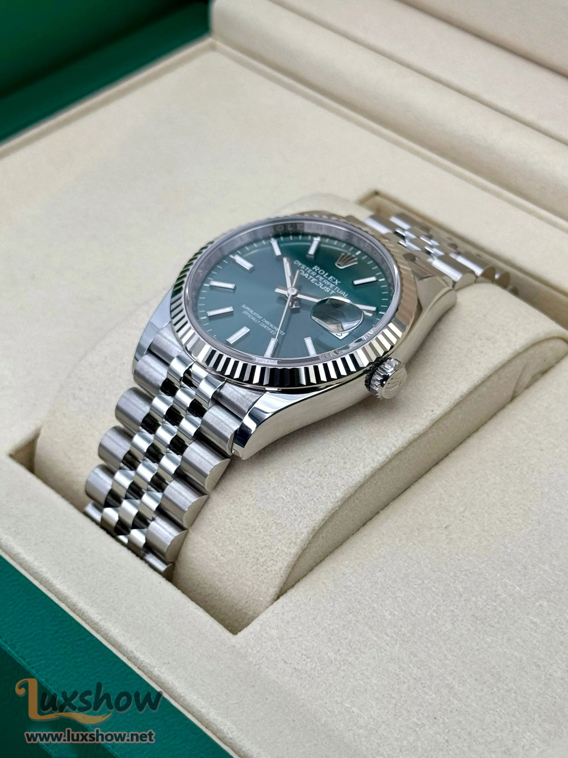Rolex Datejust 36mm 126234 Jubilee Green Dial