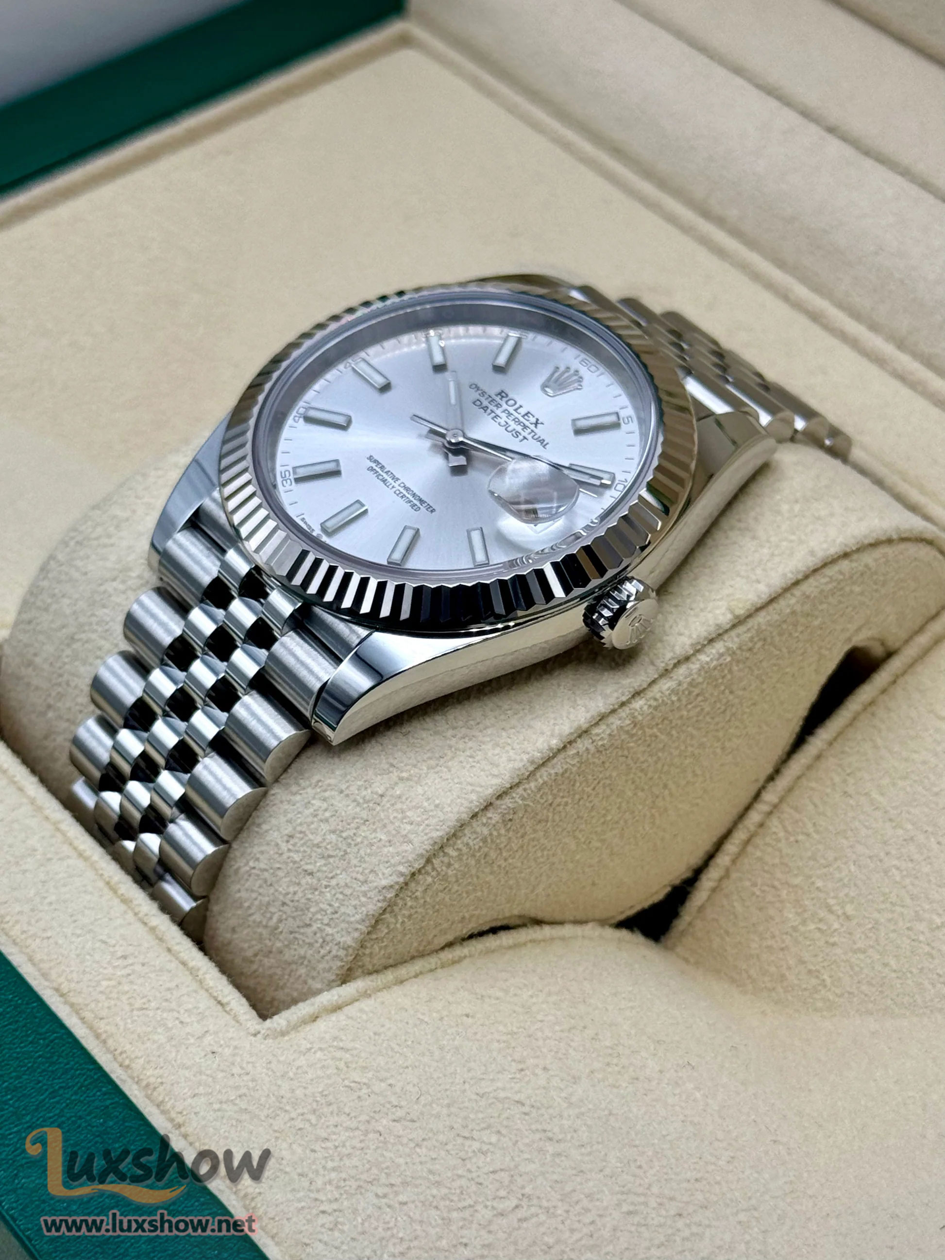 Rolex Datejust 36mm 126234 Stainless Steel Jubilee Silver Dial