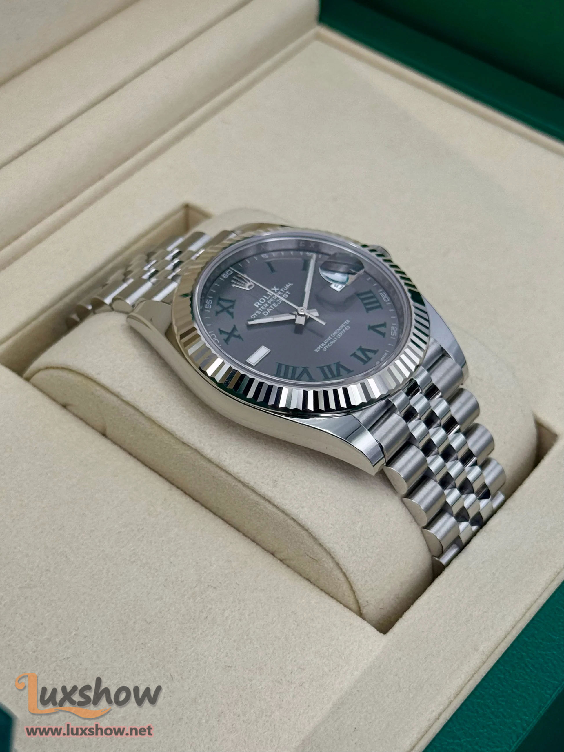 Rolex Datejust 41mm 126334 Jubilee Wimbledon Dial