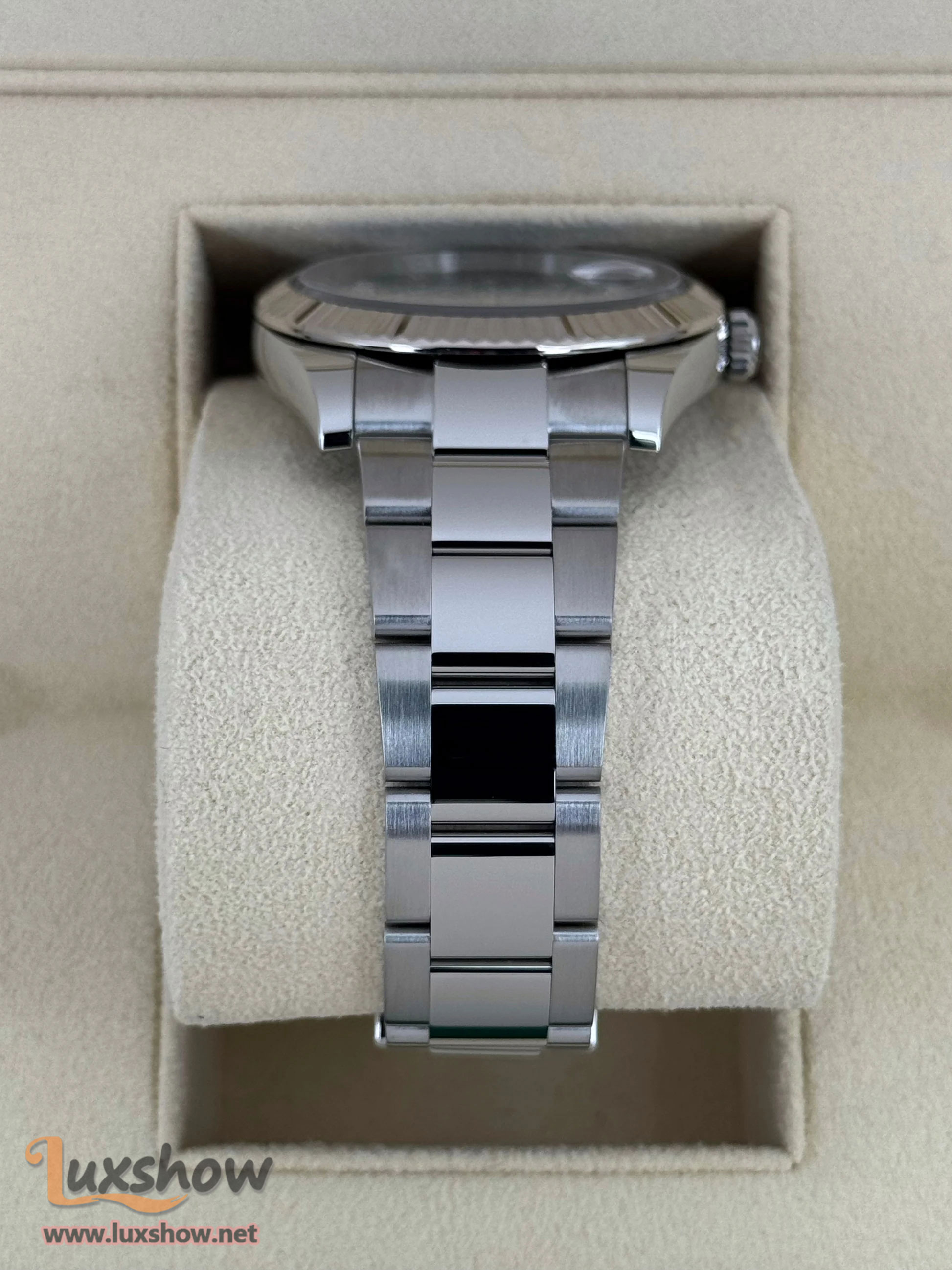 Rolex Datejust 41mm 126334 Stainless Steel Oyster Blue Diamond Dial