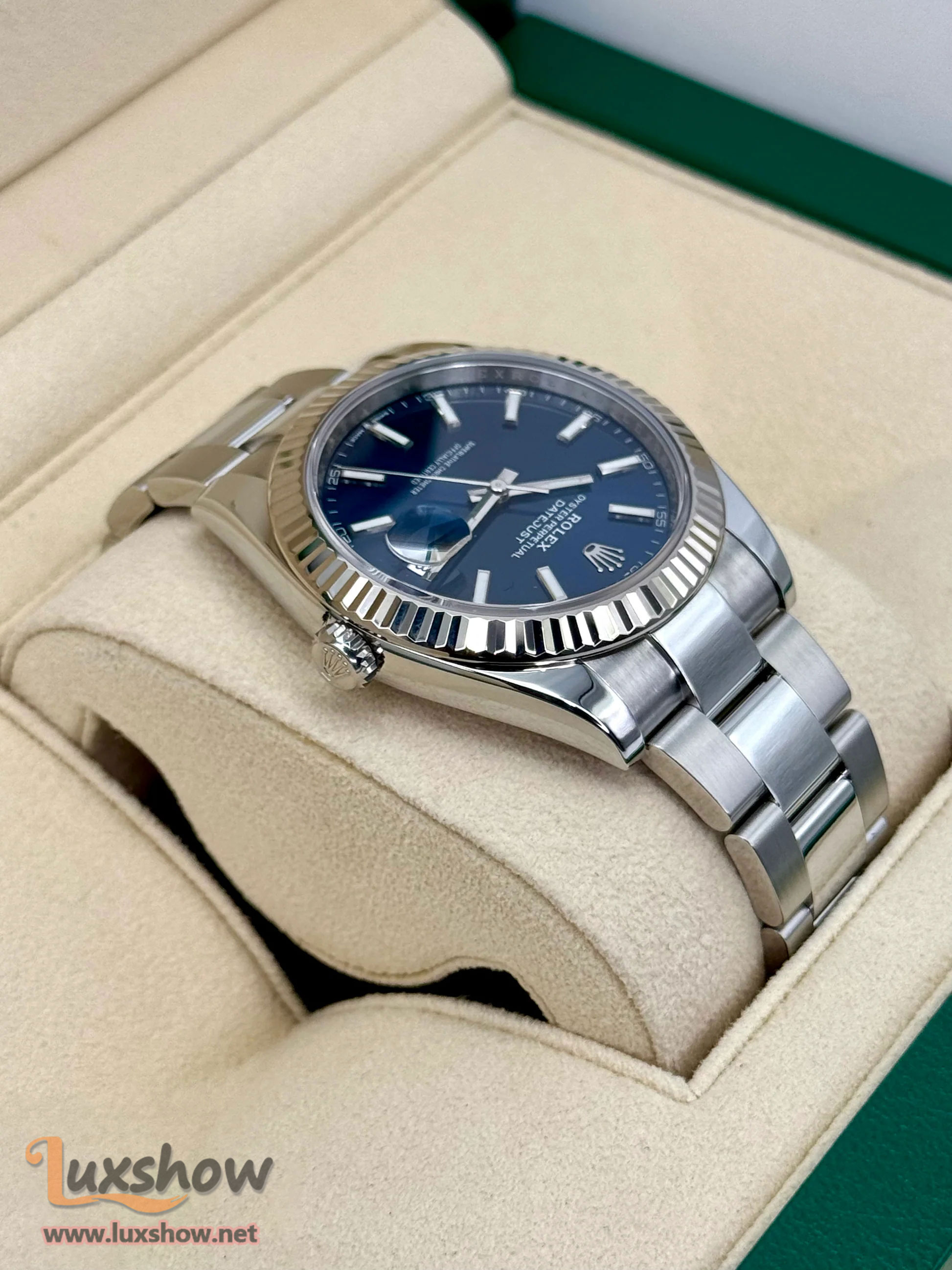 Rolex Datejust 41mm 126334 Stainless Steel Oyster Blue Dial
