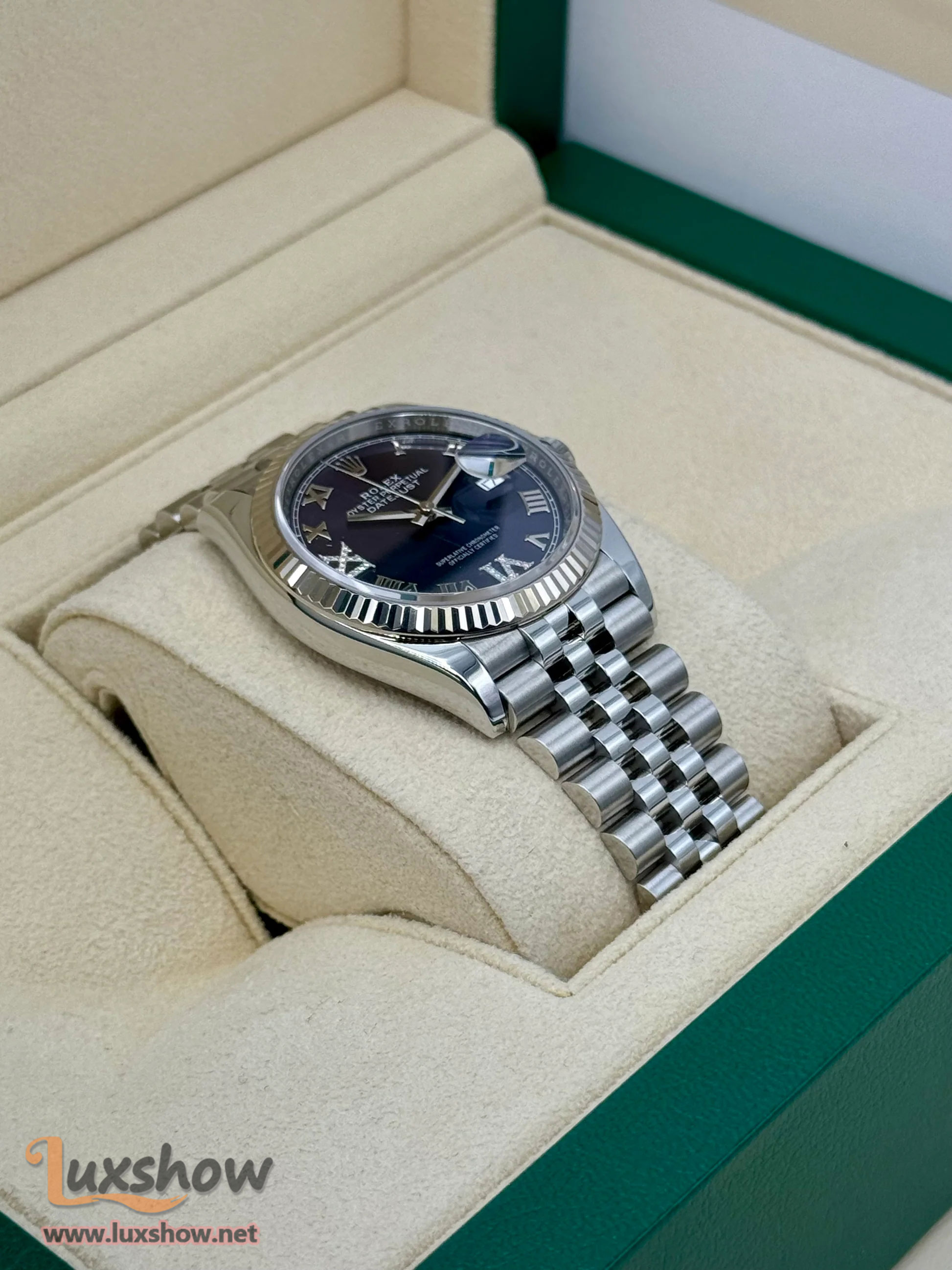 Rolex Datejust 36mm 126234 Stainless Steel Jubilee Purple Dial