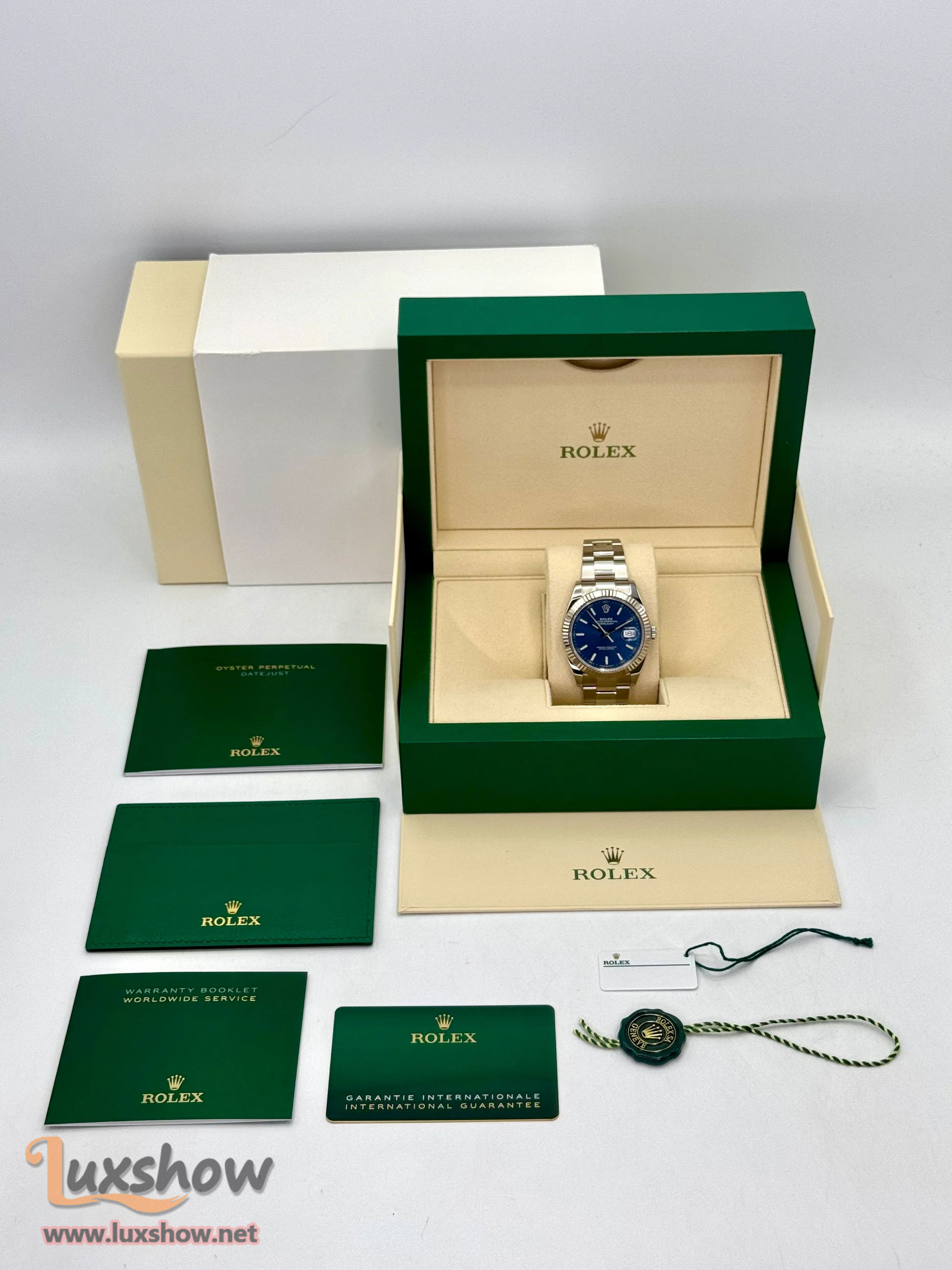 Rolex Datejust 41mm 126334 Stainless Steel Oyster Blue Dial