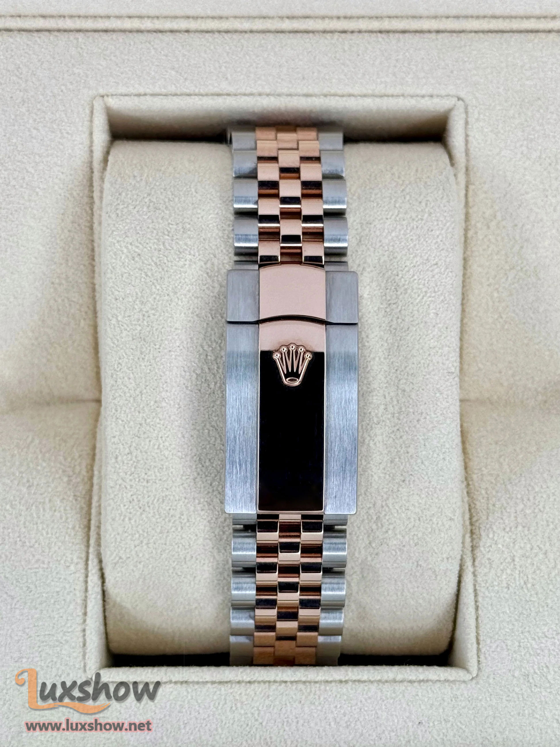 Rolex Datejust 41mm 126331 Two-Tone Rose Gold Chocolate Dial