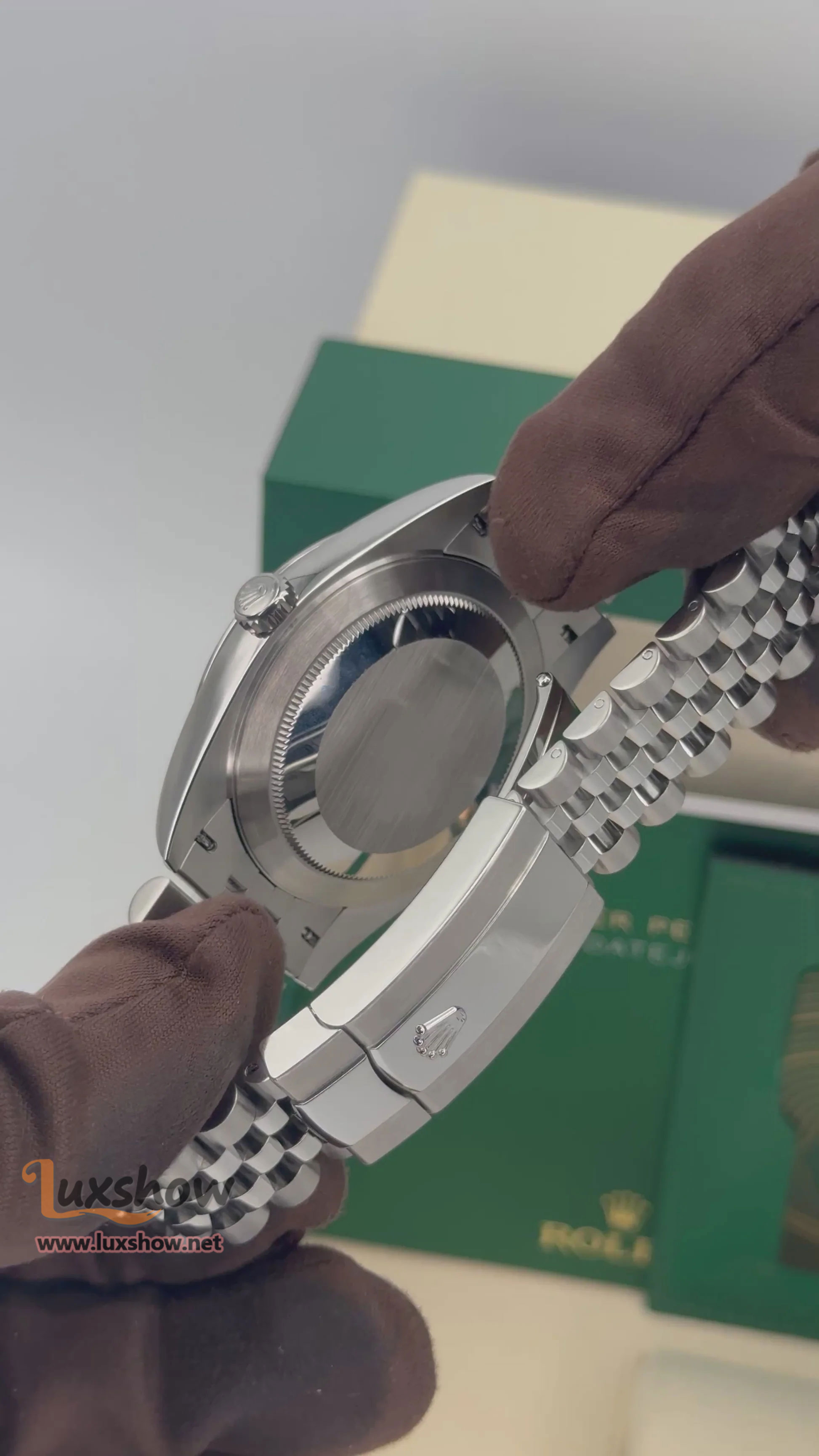 Rolex Datejust 41mm 126300 Stainless Steel Jubilee Green Dial