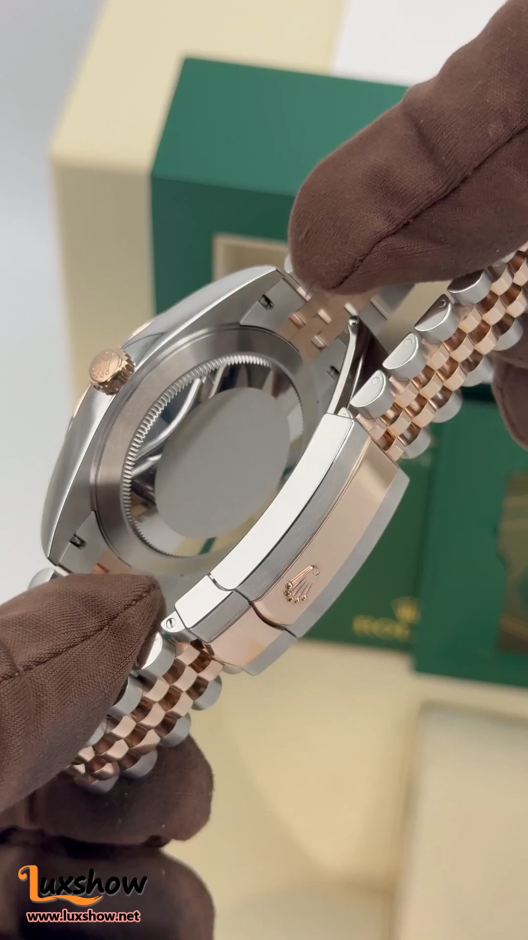 Rolex Datejust 41mm 126331 Two-Tone Jubilee Sundust Diamond Dial