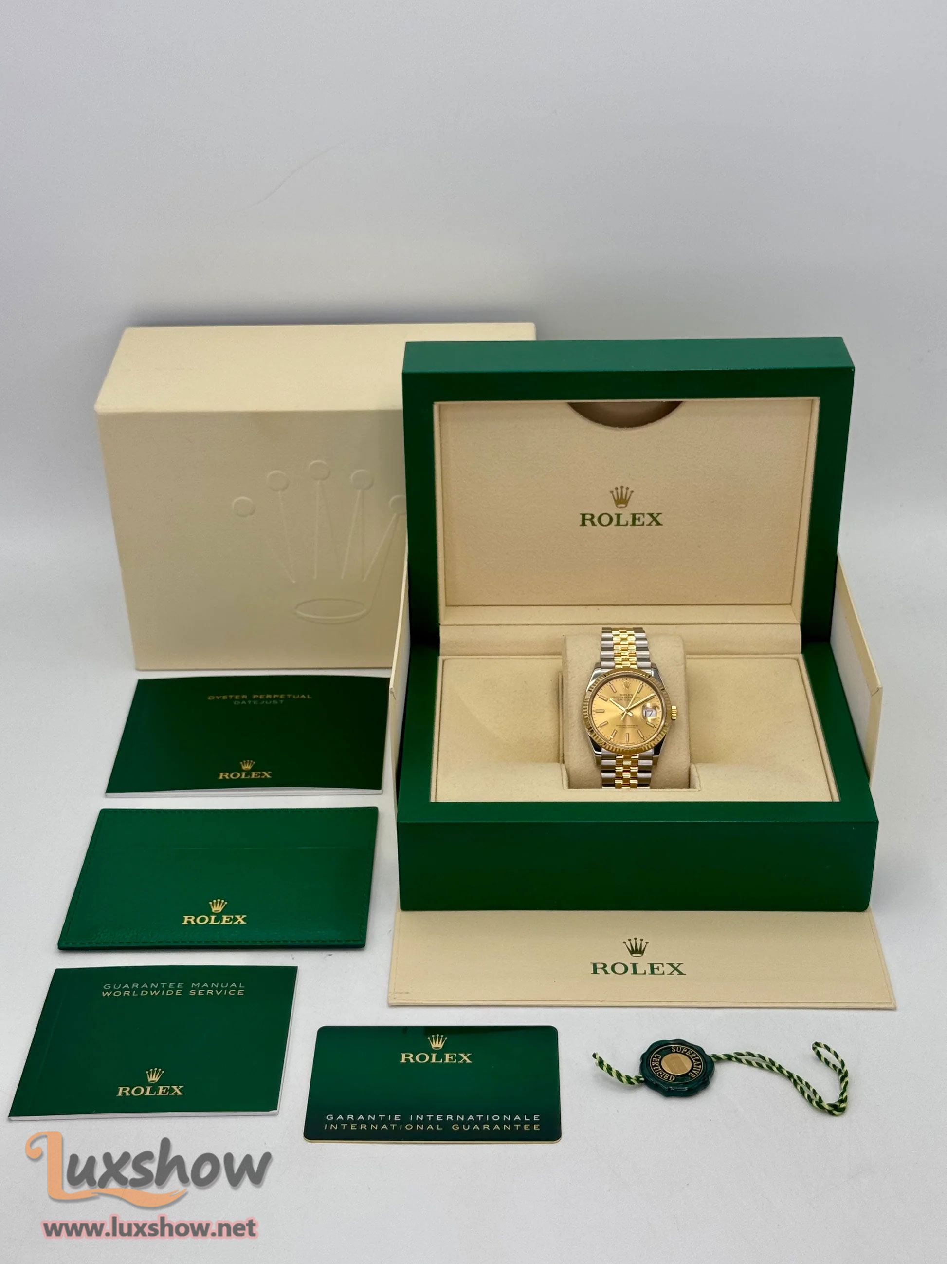 Rolex Datejust 36mm 126233 Two-Tone Champagne Dial
