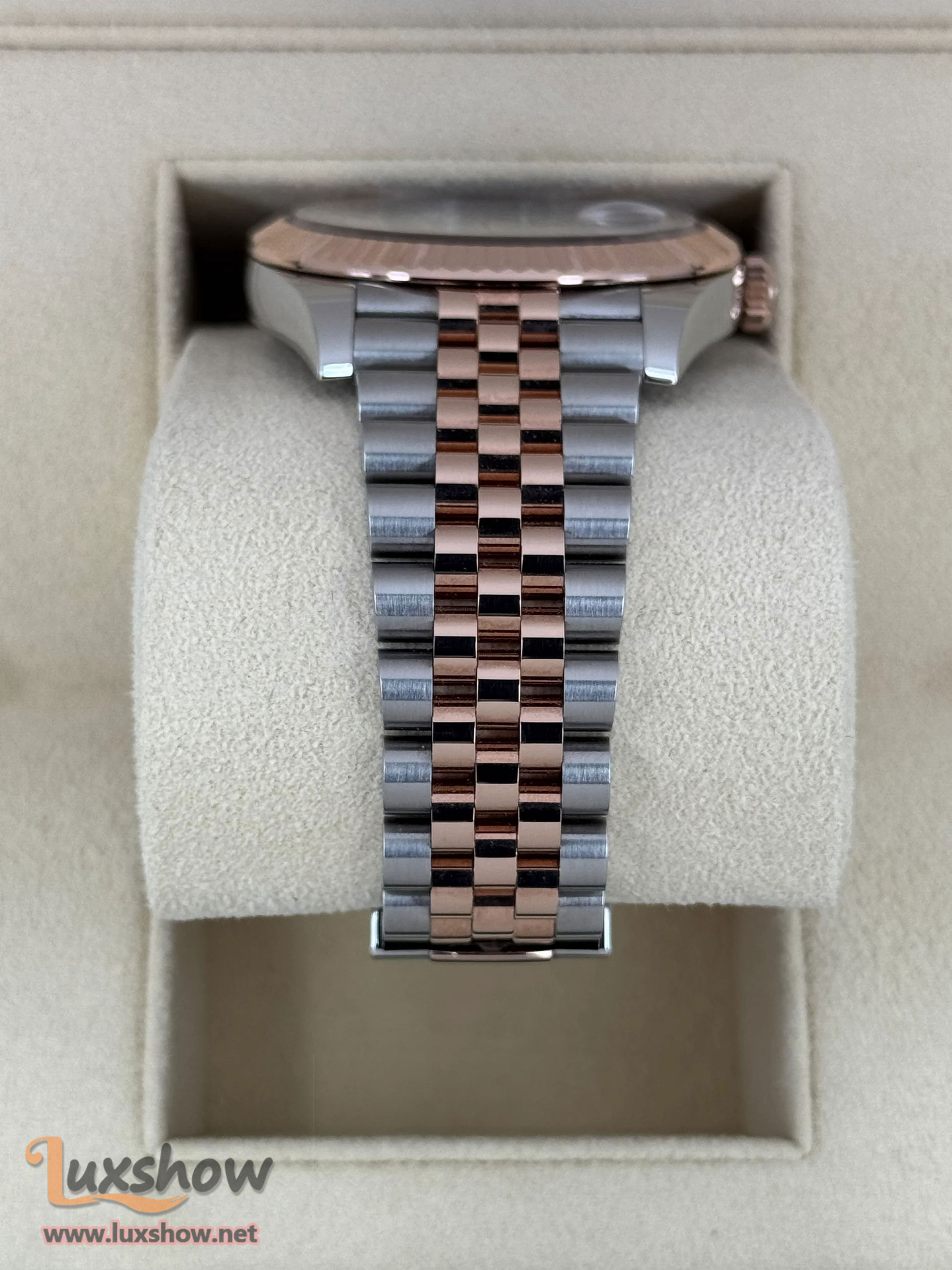 Rolex Datejust 41mm 126331 Two-Tone Rose Gold Chocolate Dial