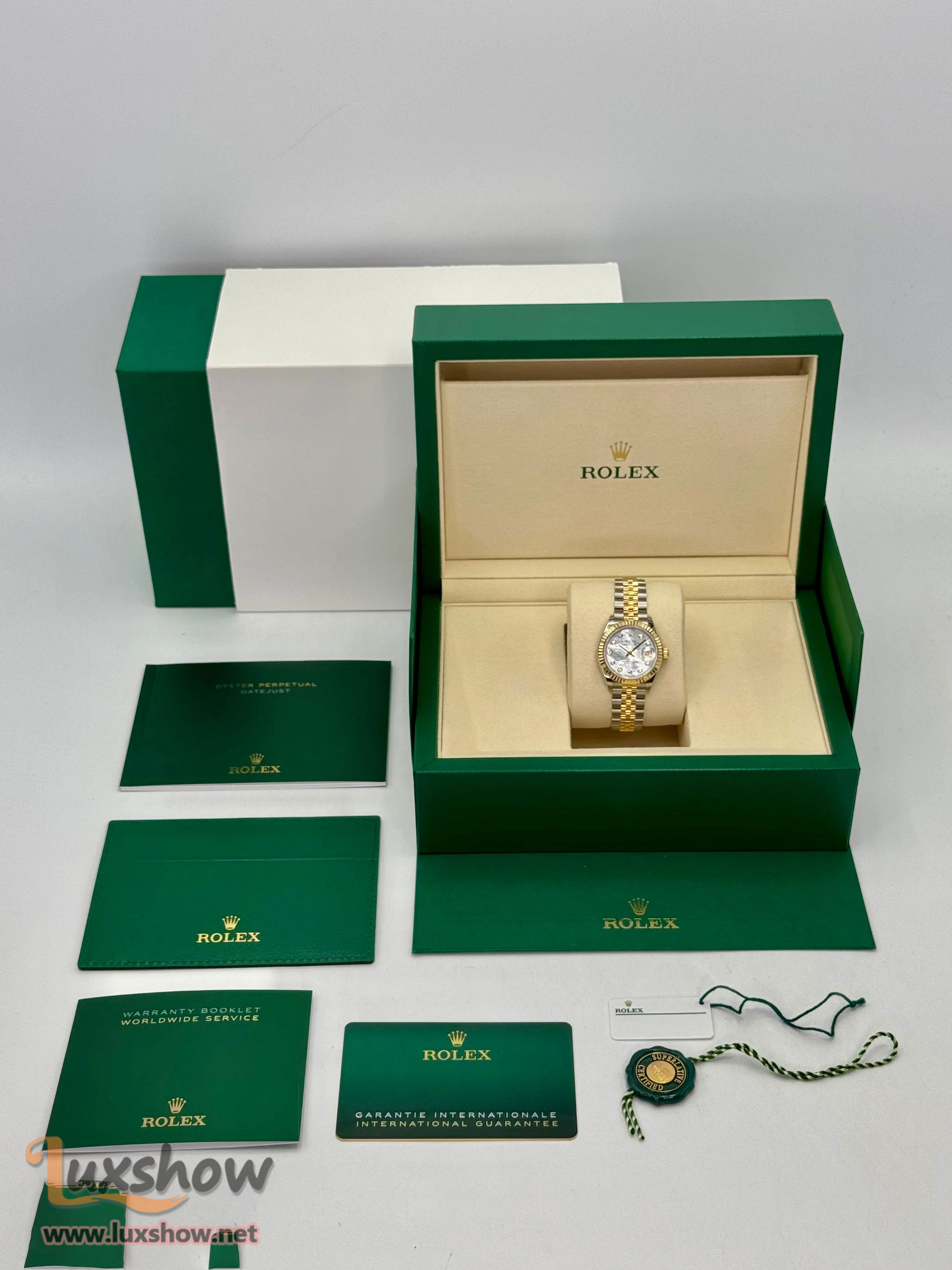 Rolex Lady Datejust 28mm 279173 Jubilee MOP Diamond Dial
