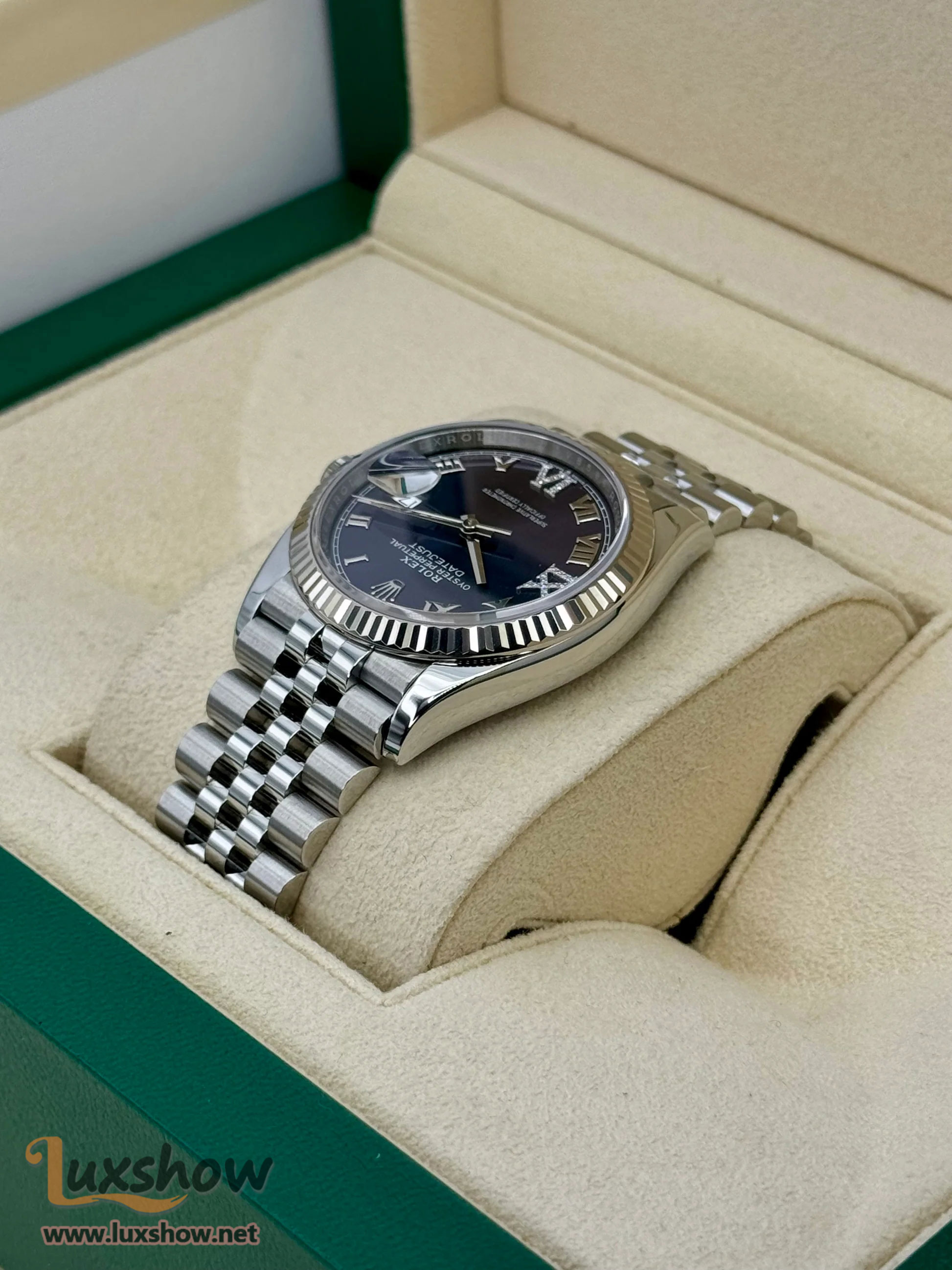 Rolex Datejust 36mm 126234 Stainless Steel Jubilee Purple Dial