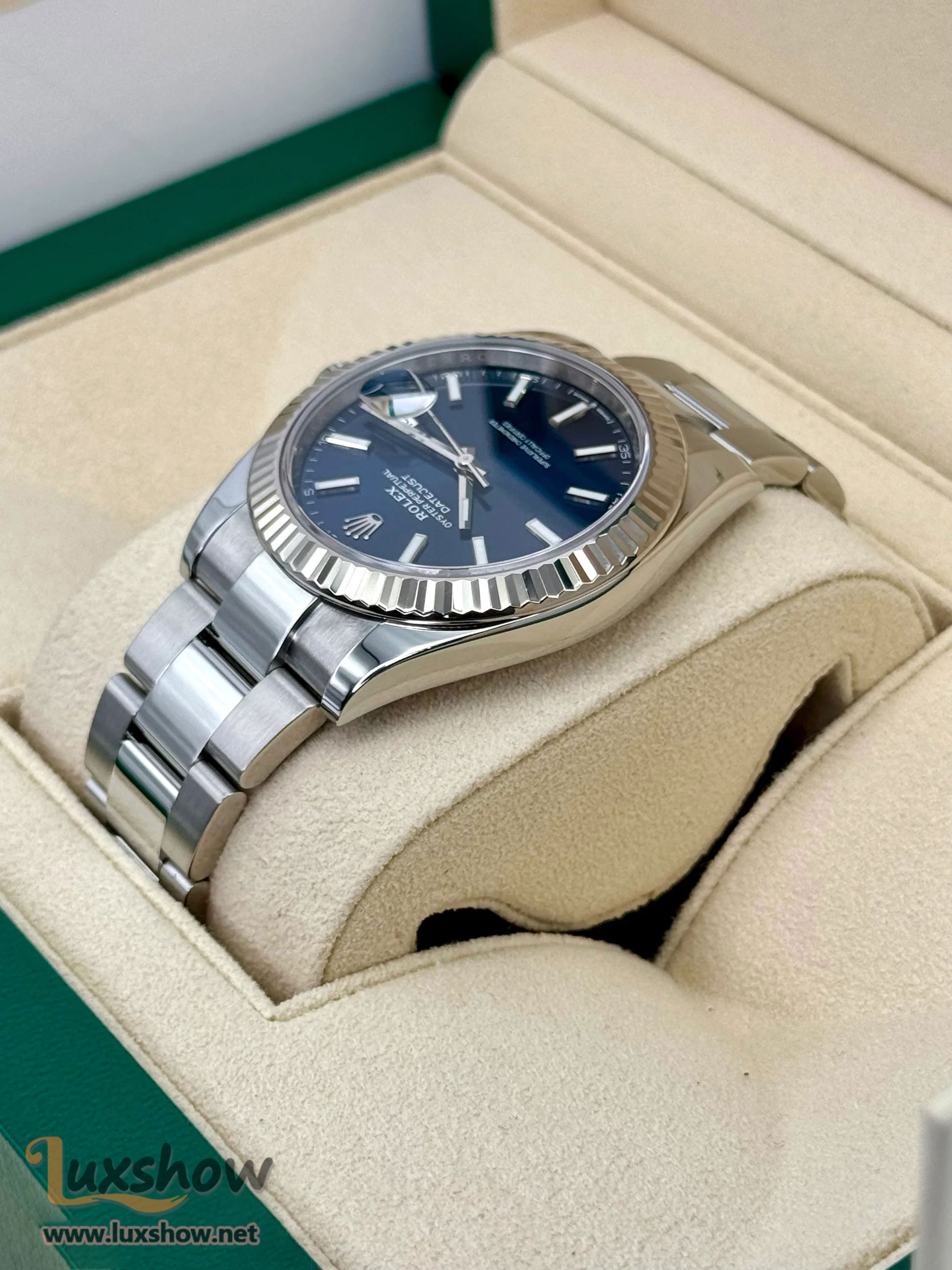Rolex Datejust 41mm 126334 Stainless Steel Oyster Blue Dial