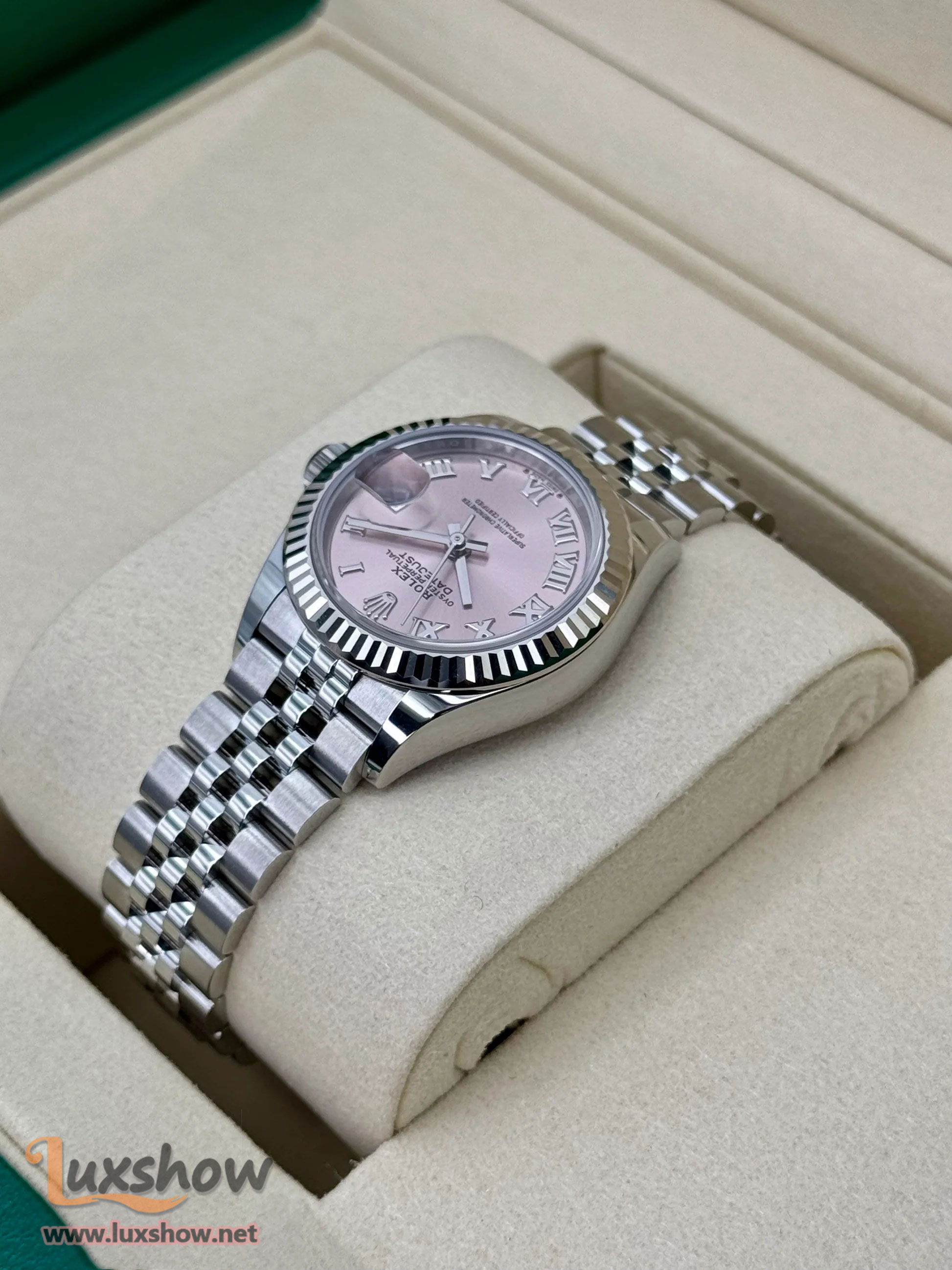 Rolex Lady Datejust 28mm 279174 Stainless Steel Jubilee Pink Dial