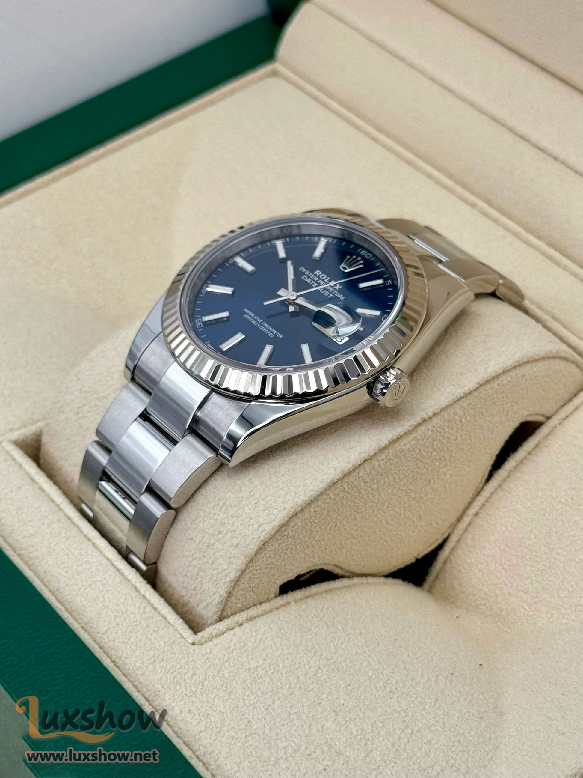 Rolex Datejust 41mm 126334 Stainless Steel Oyster Blue Dial