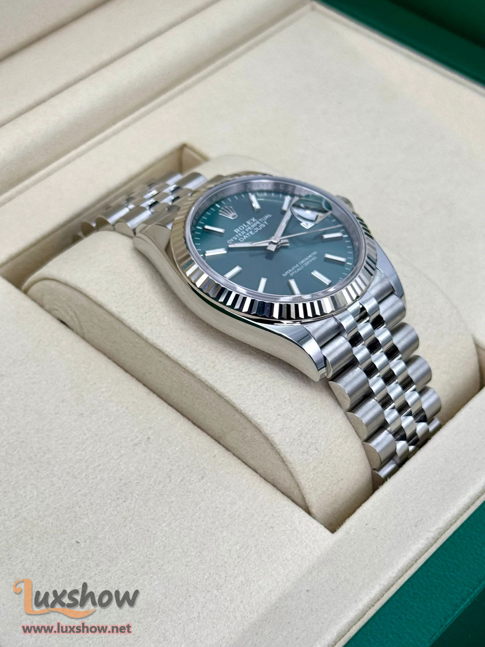 Rolex Datejust 36mm 126234 Jubilee Green Dial