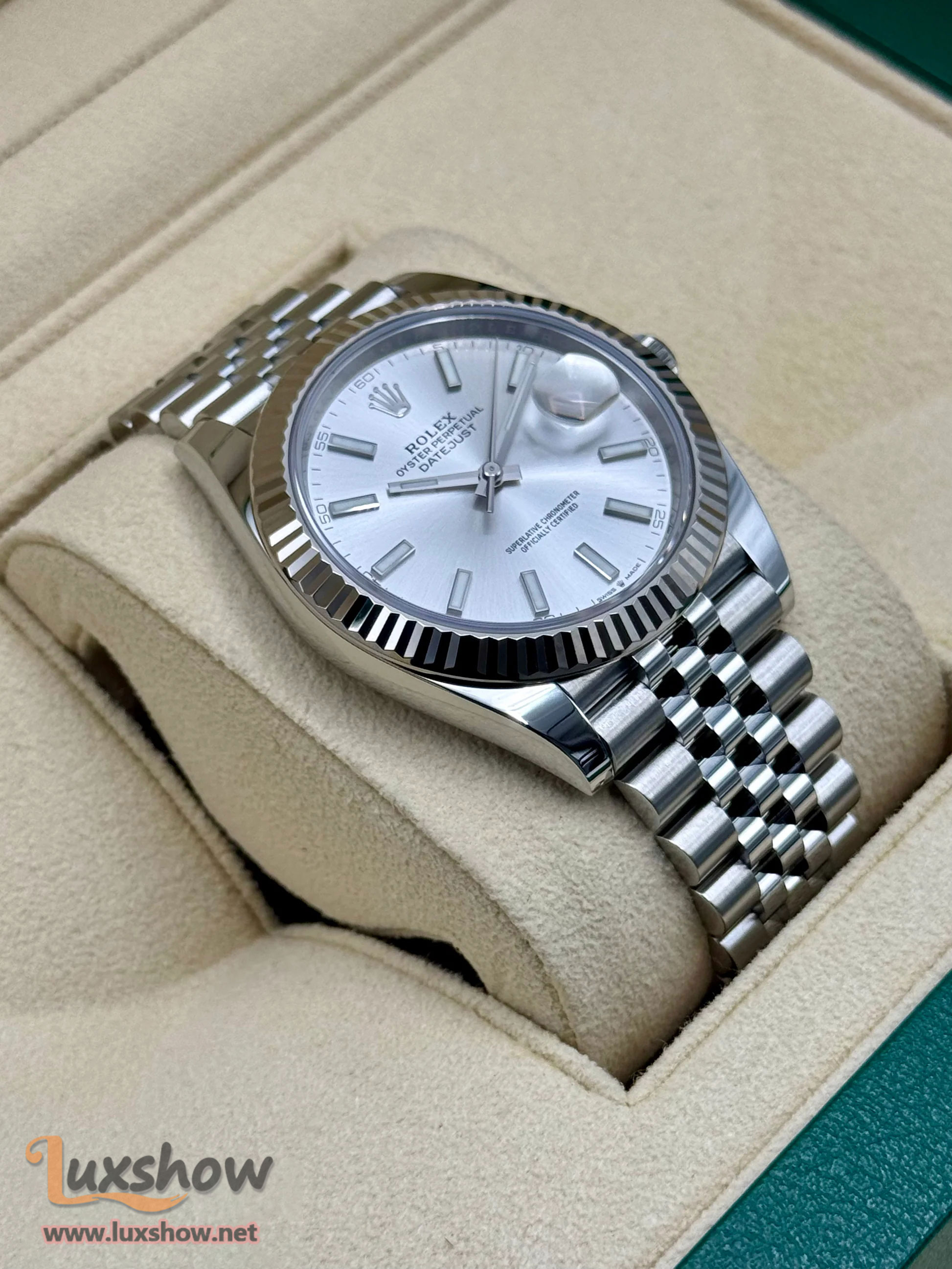 Rolex Datejust 36mm 126234 Stainless Steel Jubilee Silver Dial