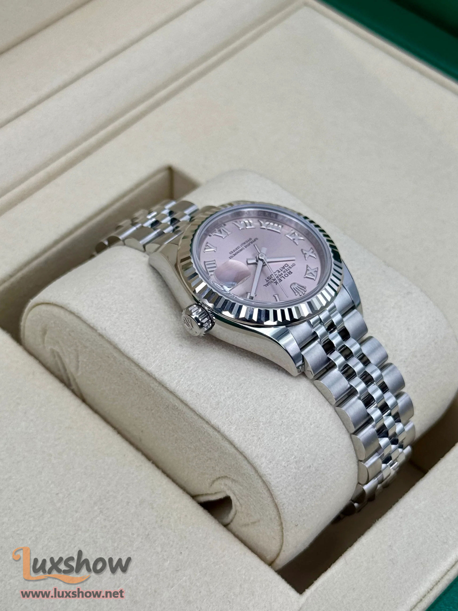 Rolex Lady Datejust 28mm 279174 Stainless Steel Jubilee Pink Dial