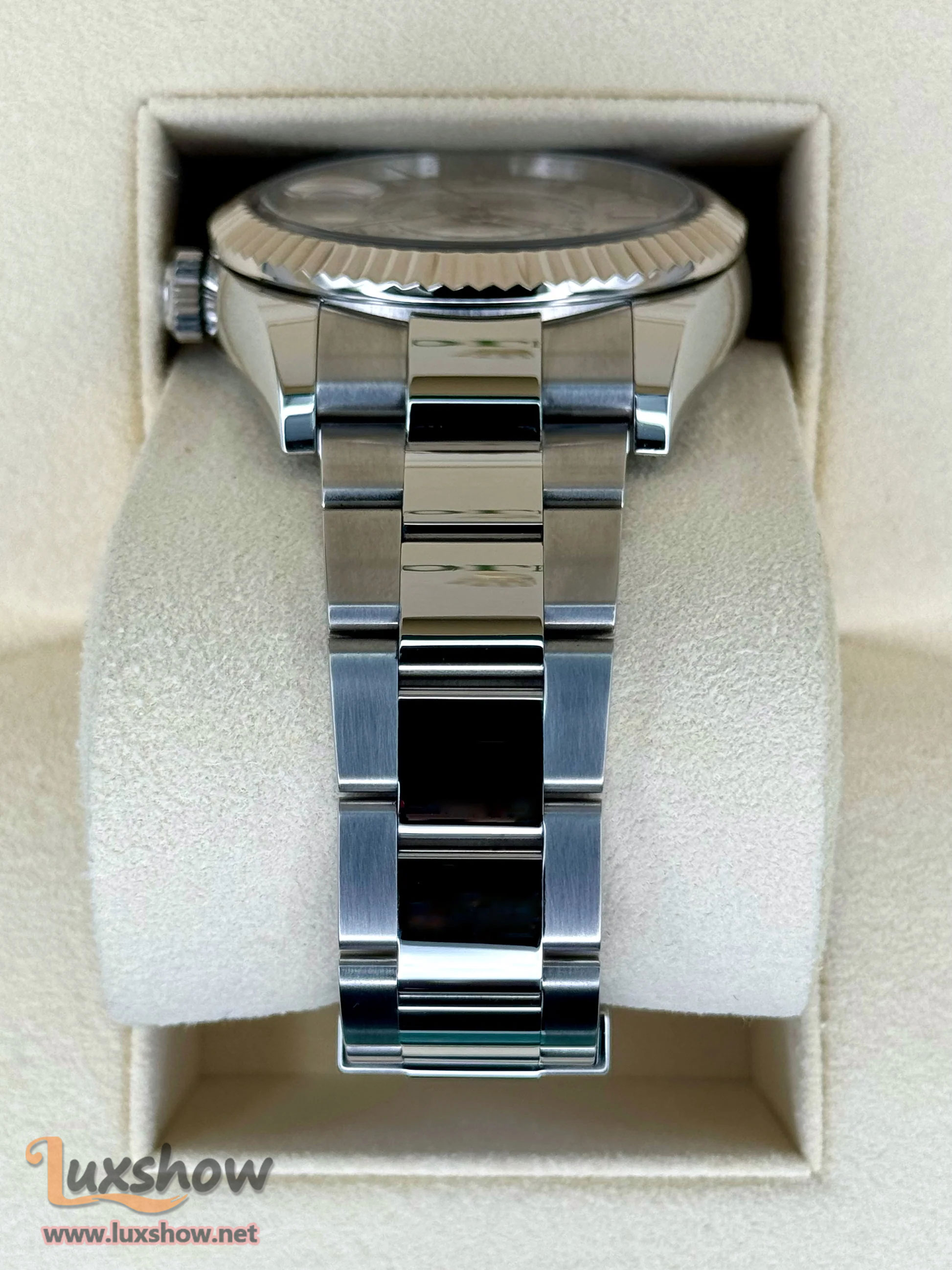 Rolex Sky-Dweller 42mm 326934 Stainless Steel Oyster White Dial