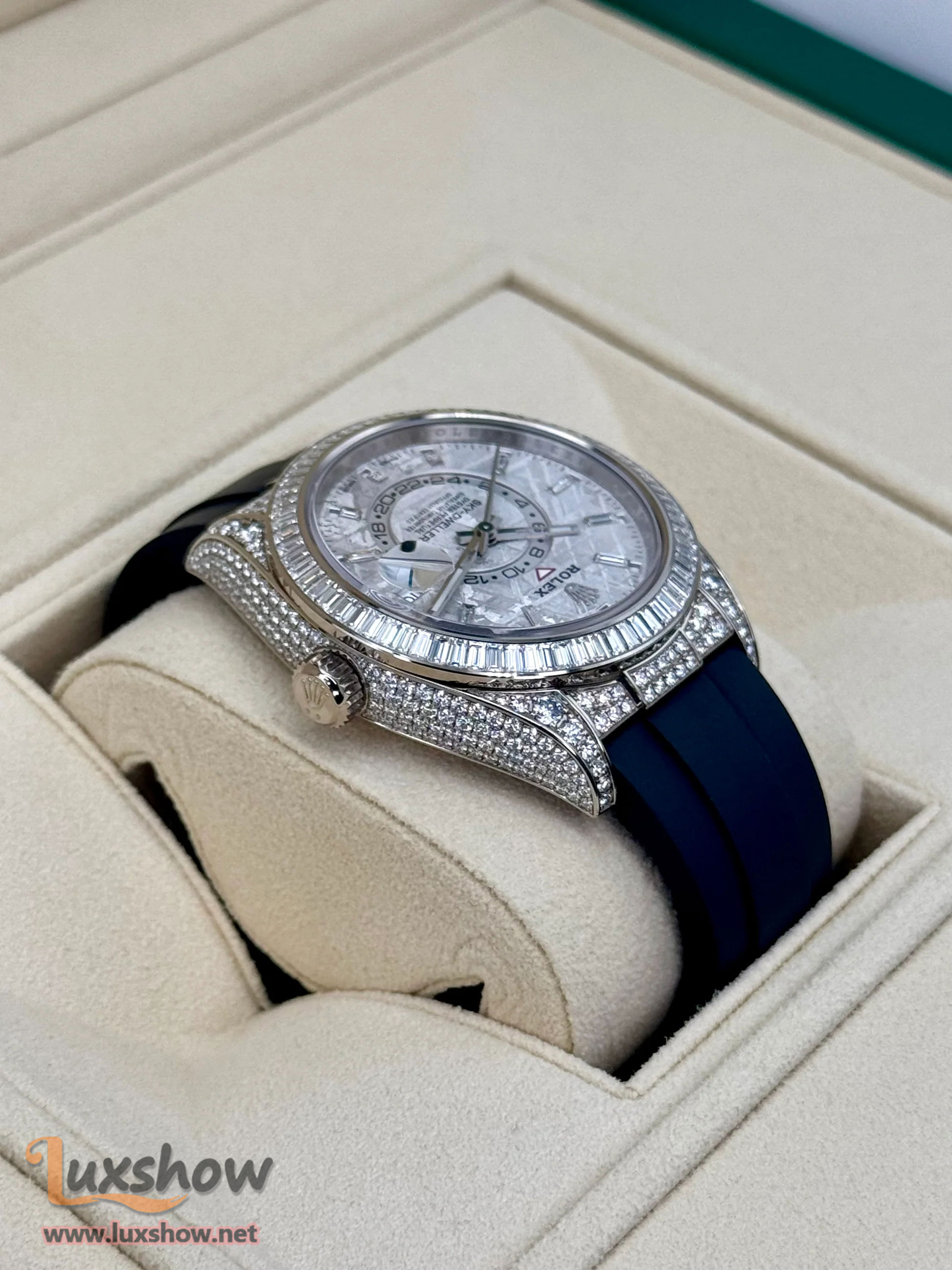 Rolex Sky-Dweller Meteorite Diamond Watch 326259TBR