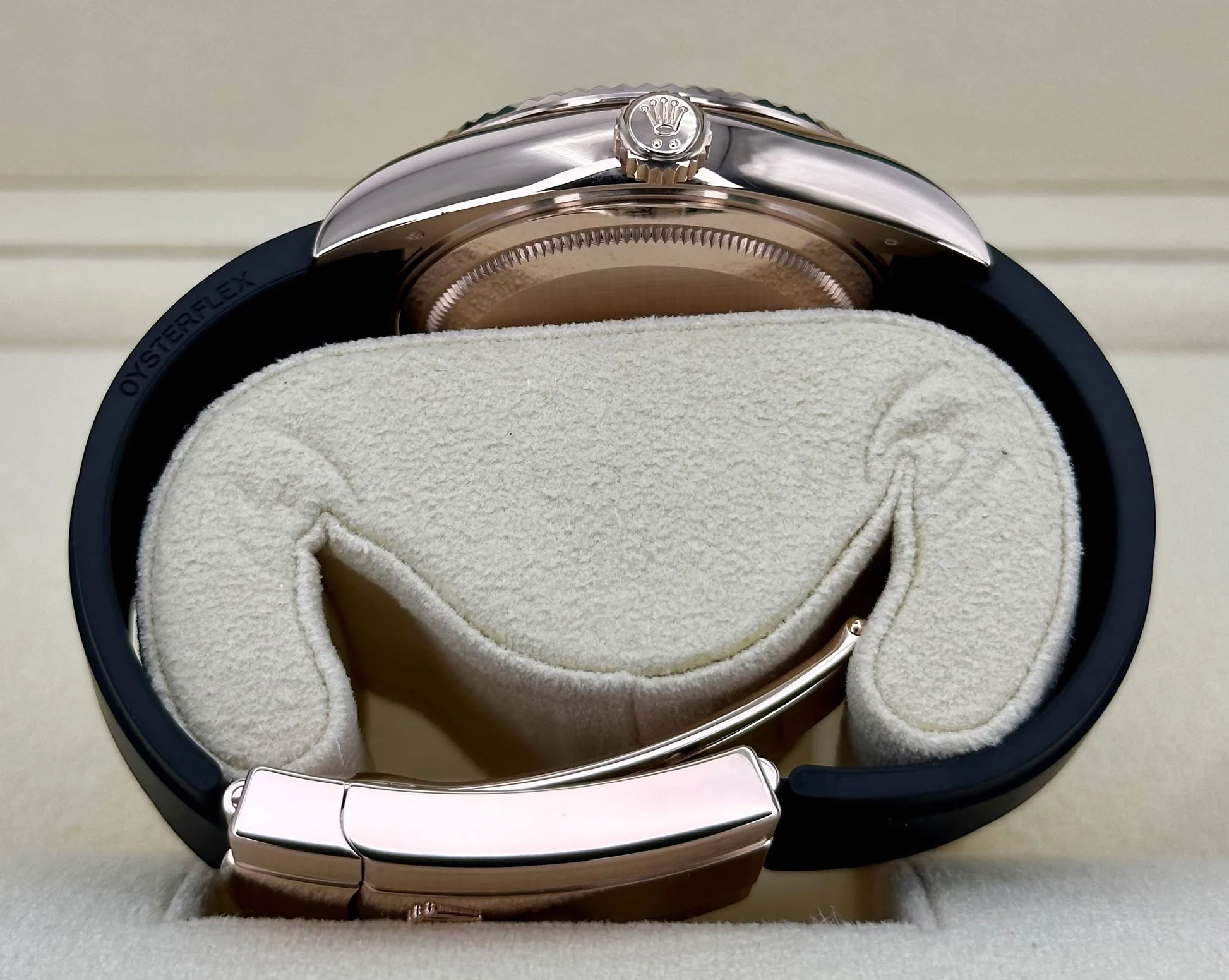 Rolex Sky-Dweller 42mm 326235 Rose Gold Oysterflex Chocolate Dial