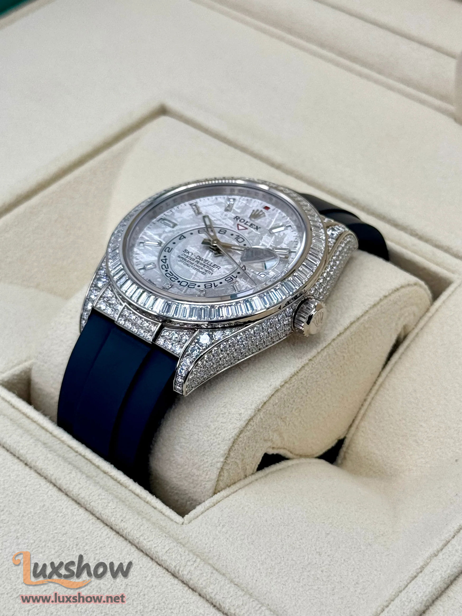 Rolex Sky-Dweller Meteorite Diamond Watch 326259TBR