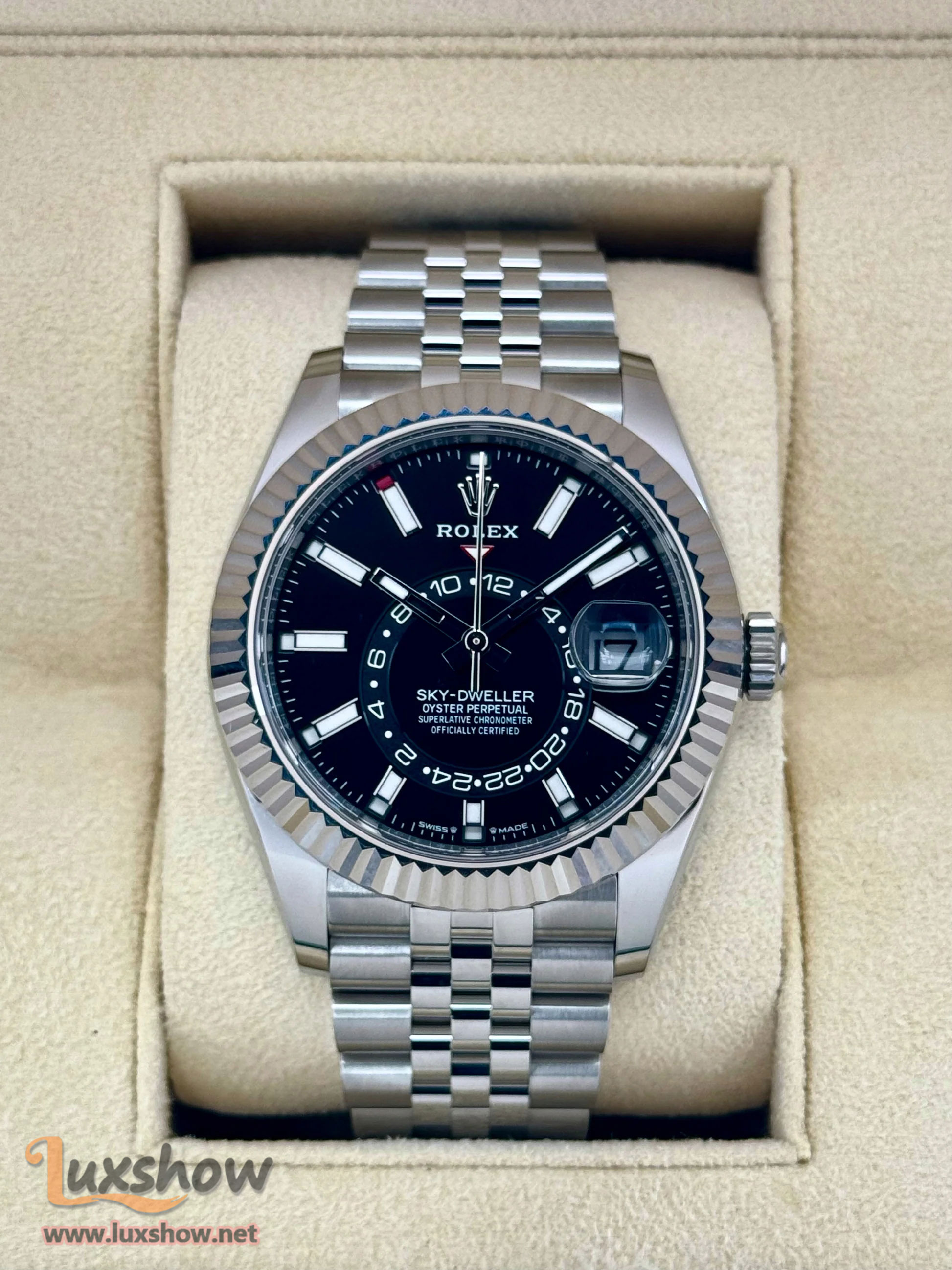 Rolex Sky-Dweller 42mm 336934 Jubilee Black Dial