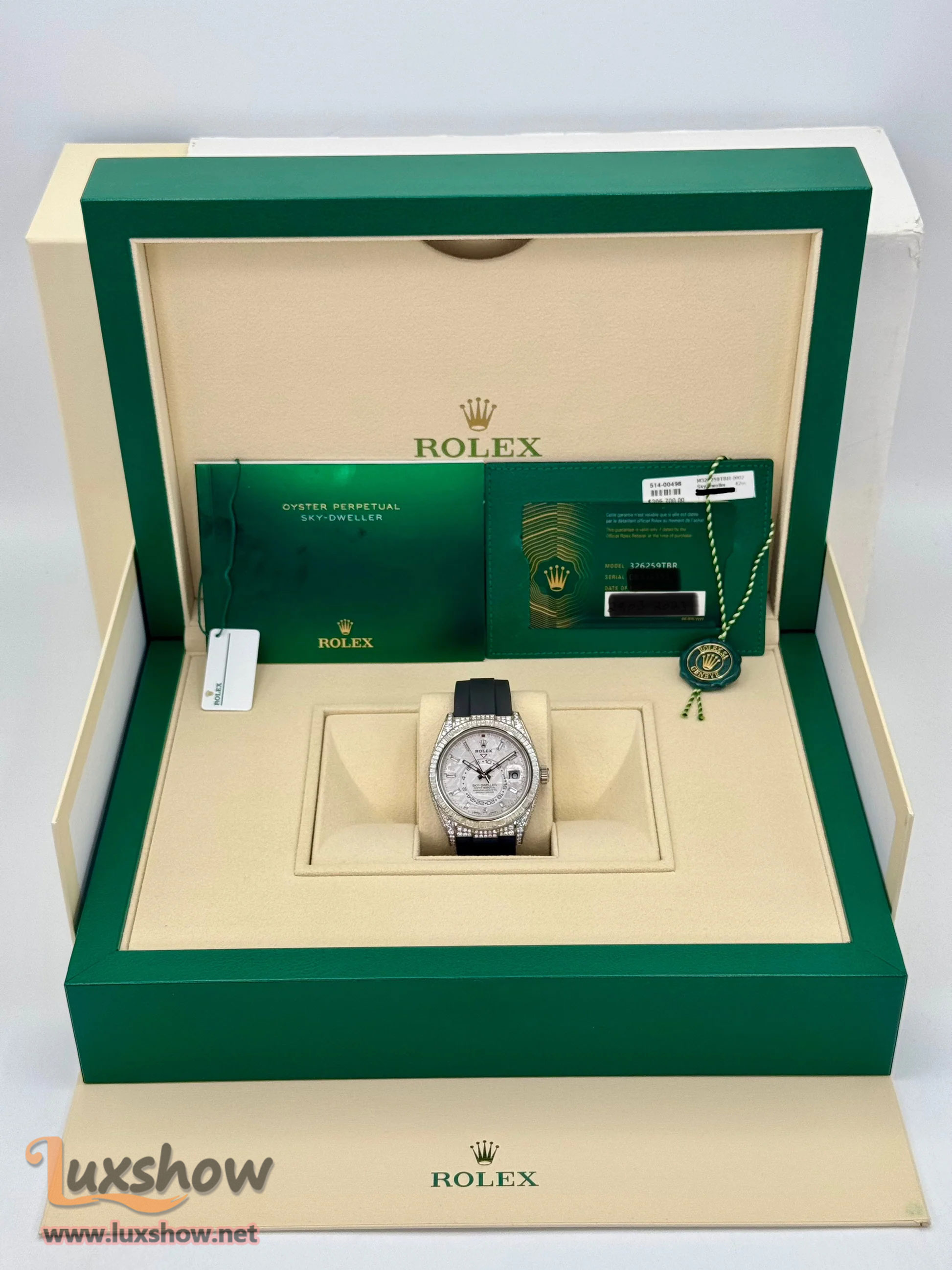 Rolex Sky-Dweller Meteorite Diamond Watch 326259TBR