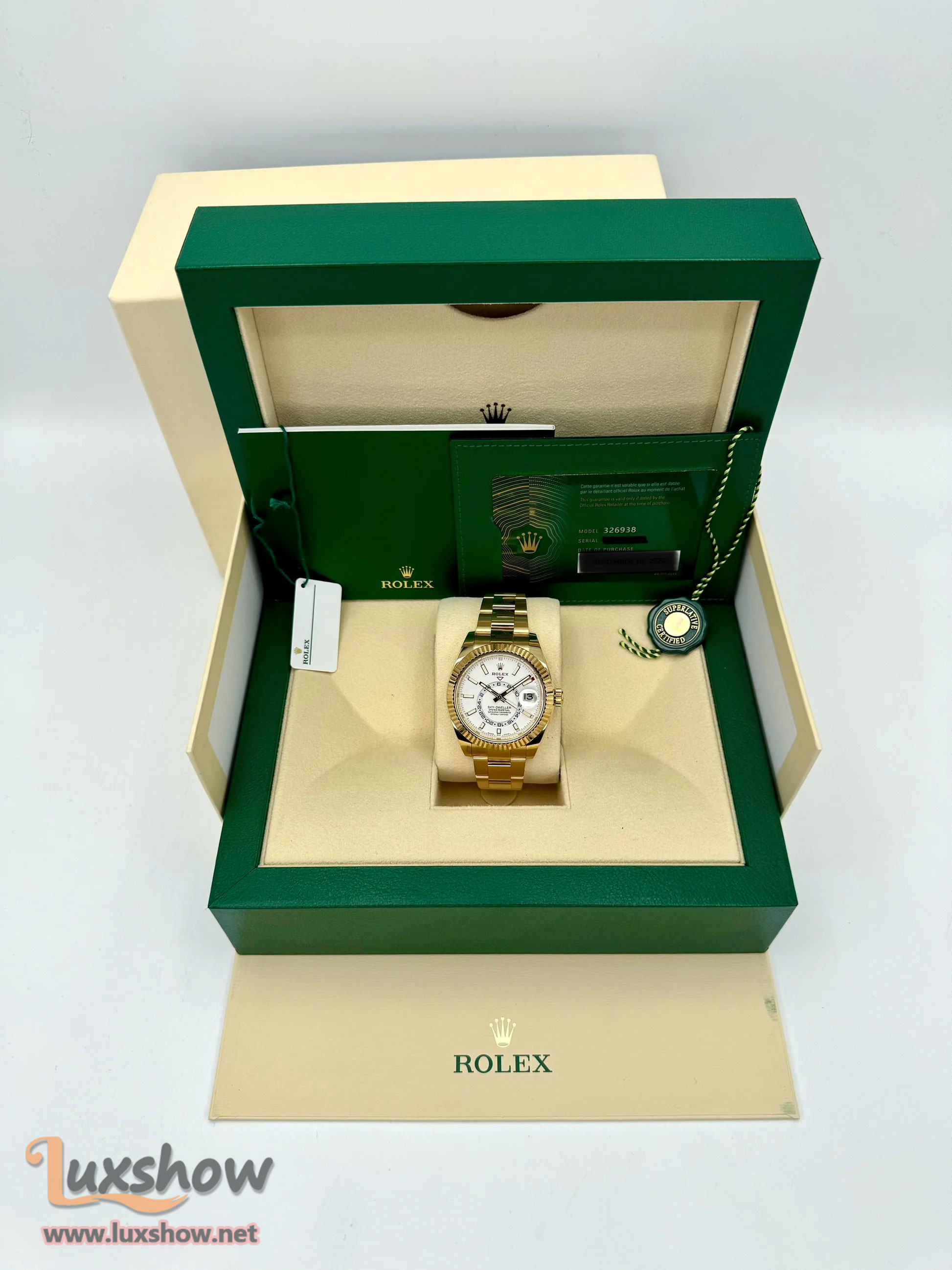 Rolex Sky-Dweller 42mm 336933 Oyster Black Dial