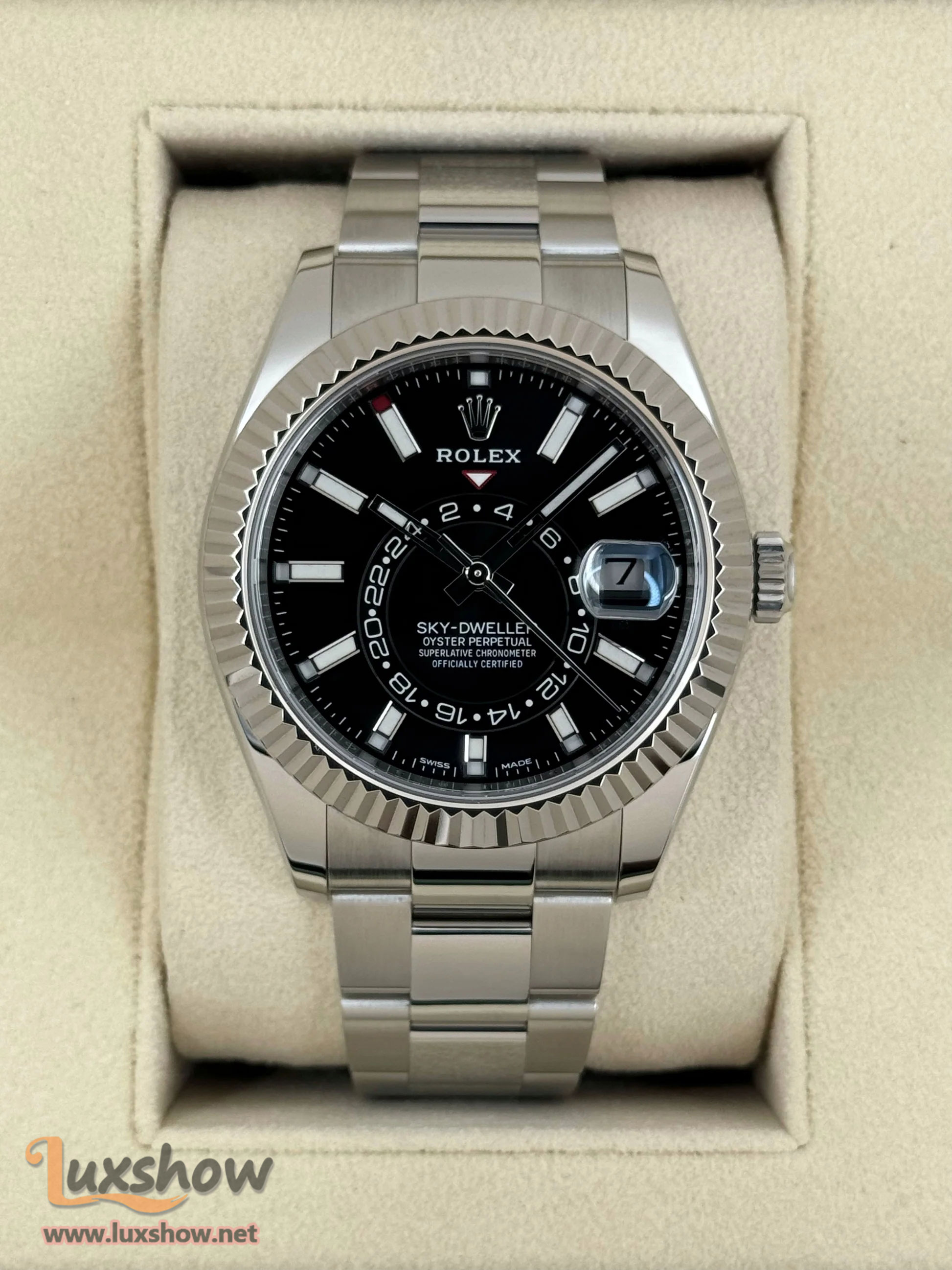 Rolex Sky-Dweller 42mm 326934 Oyster Black Dial
