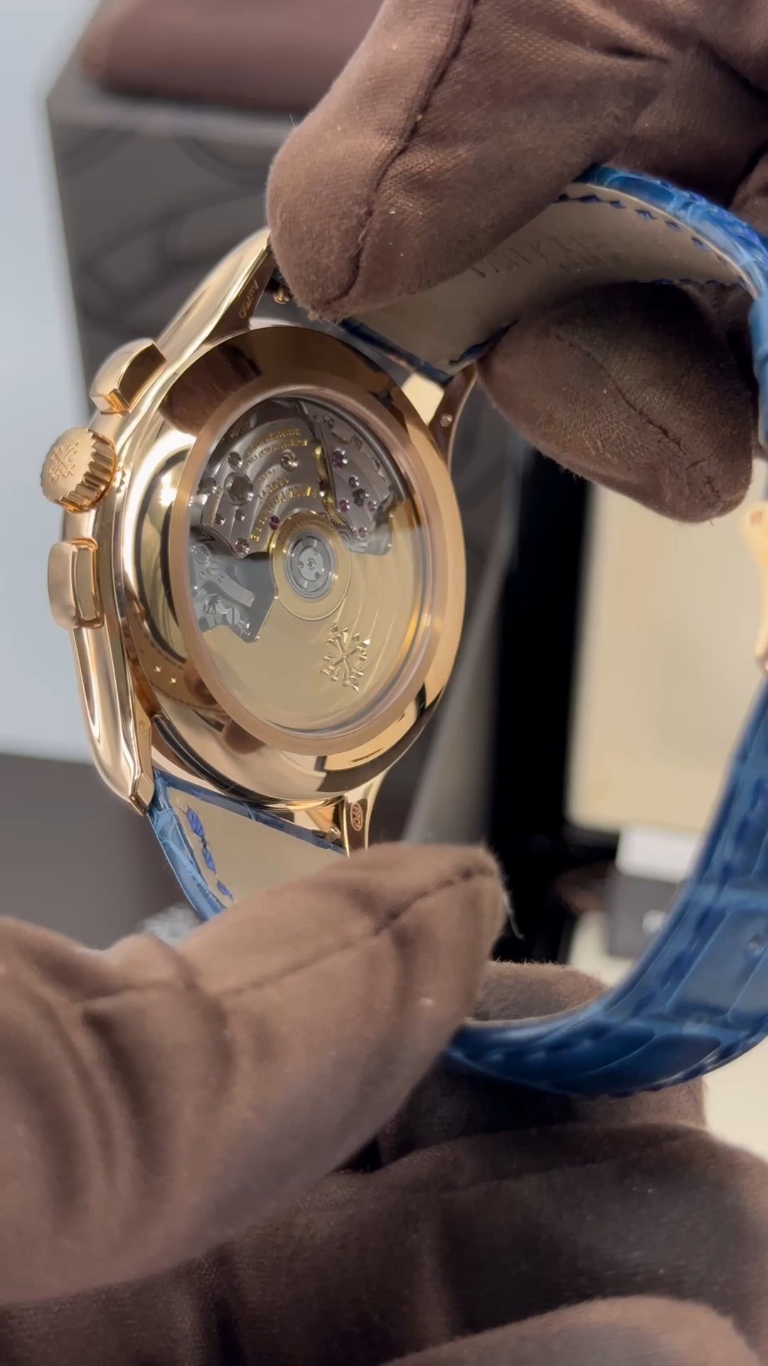 Patek Philippe 5905R Flyback Chronograph Annual Calendar Blue Dial