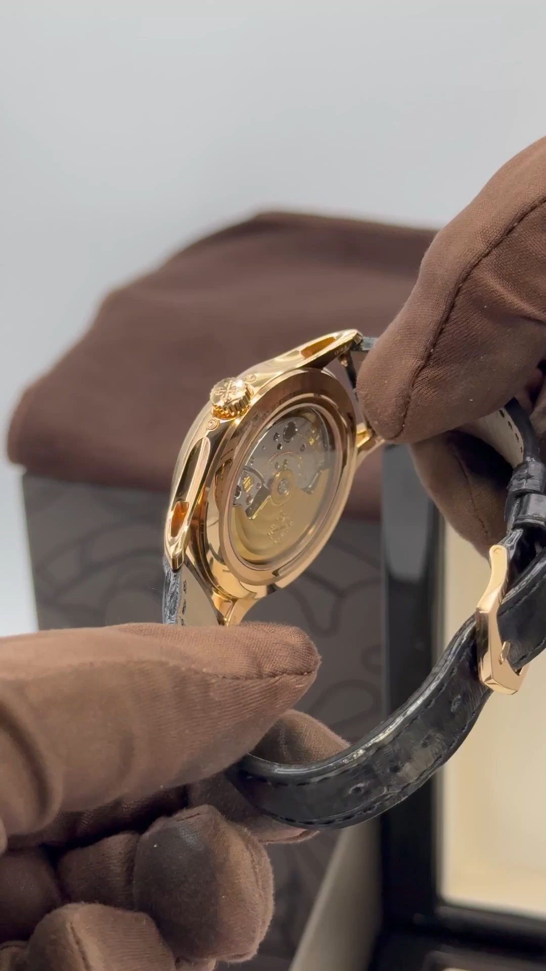 Patek Philippe Annual Calender 40mm 5205R Rose Gold Black Dial